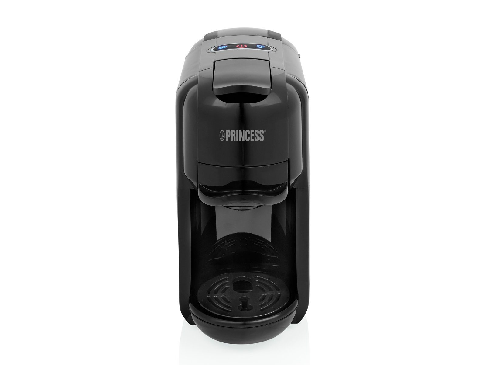 PRINCESS Kapselmaschine, 3in1 Kaffee-Padmaschine kleine abnehmbar Maschine, 1 Tassen Wassertank