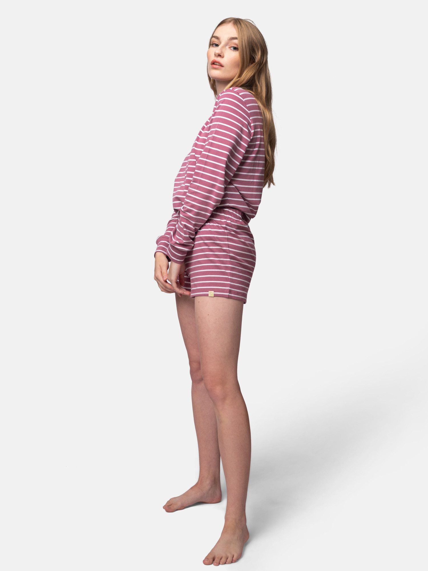 greenjama Pyjamashorts mit Streifen, Biobaumwolle günstig online kaufen