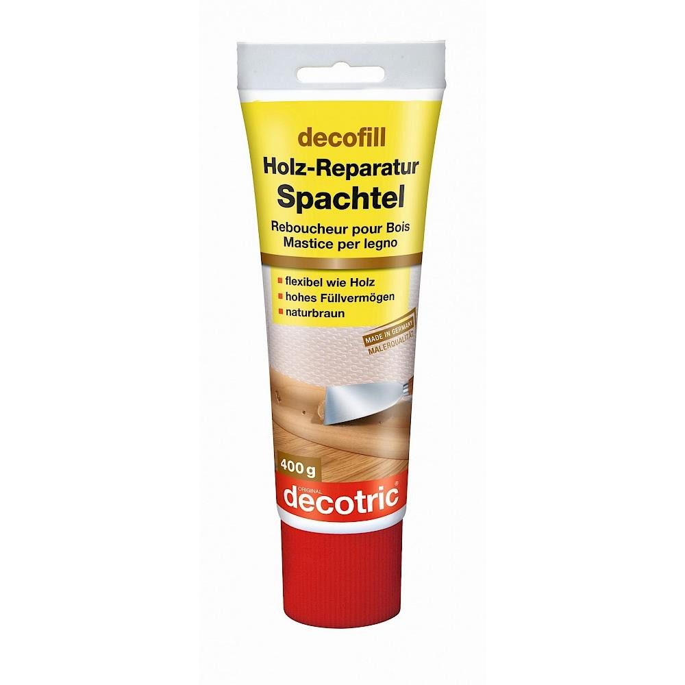 decotric® Spachtelmasse decofill Holz-Reparatur-Spachtel Braun 400 g Holzsp günstig online kaufen