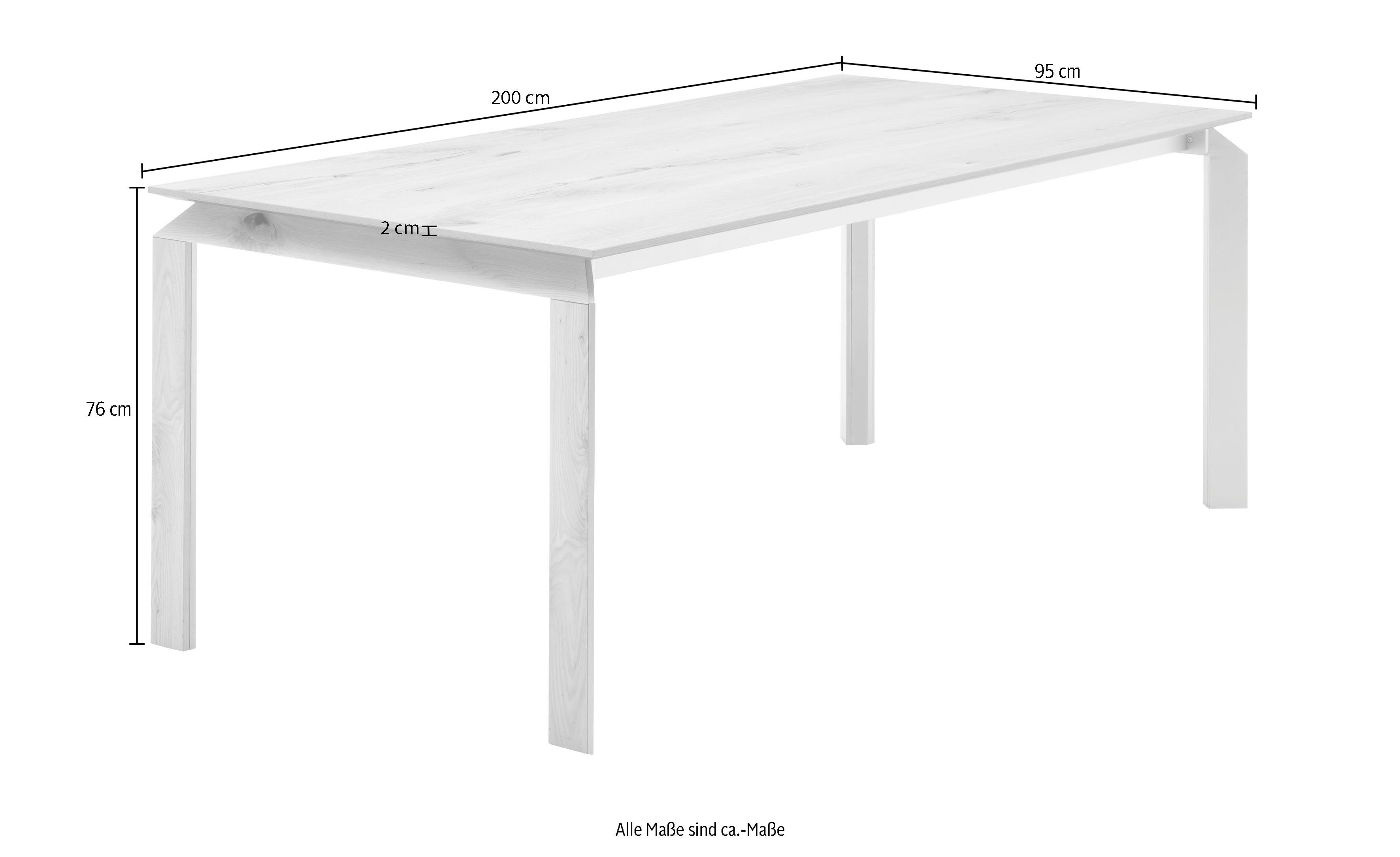 GWINNER Esstisch »ET521«, mit furnierter Tischplatte, wahlweise mit Auszugsfunktion-kaufen