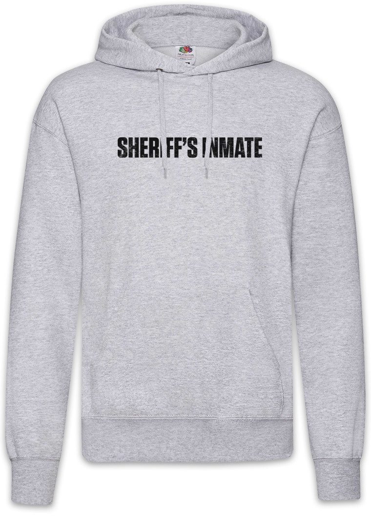 Hoodie Sheriff's Inmate Herren Hoodie Häftling Gefangener Jail Häftling Haft
