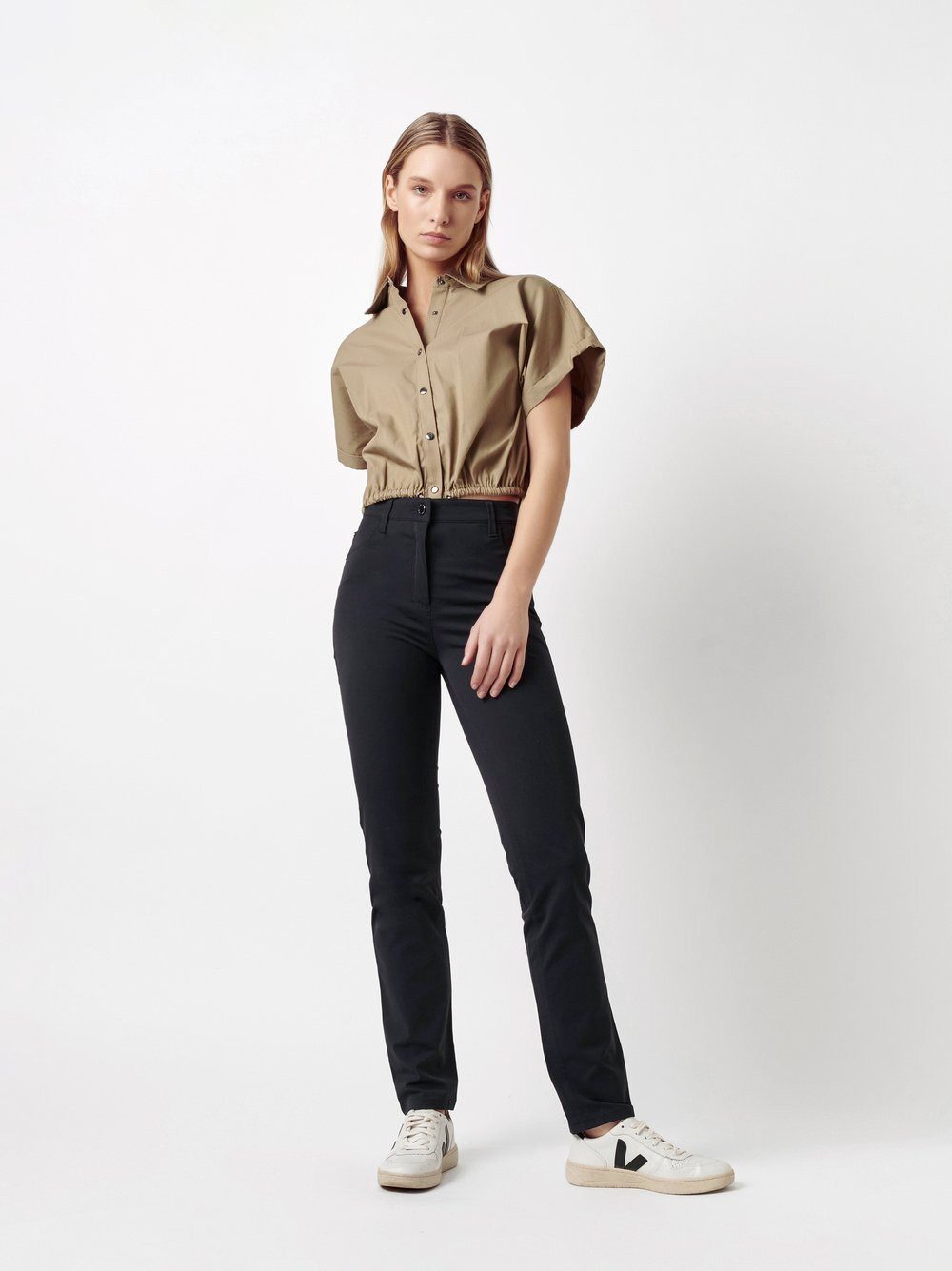 ROSNER Röhrenhose Audrey_003 (1-tlg) aus pflegeleichtem Techno-Stretch günstig online kaufen