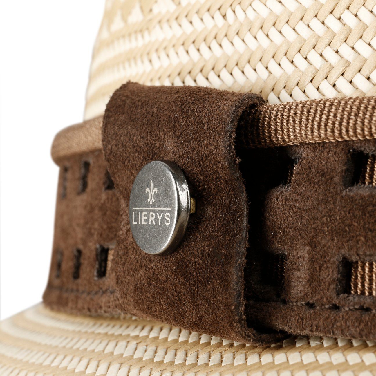 Sommerhut mit Made in Lederband, (1-St) Lierys Sonnenhut Italy