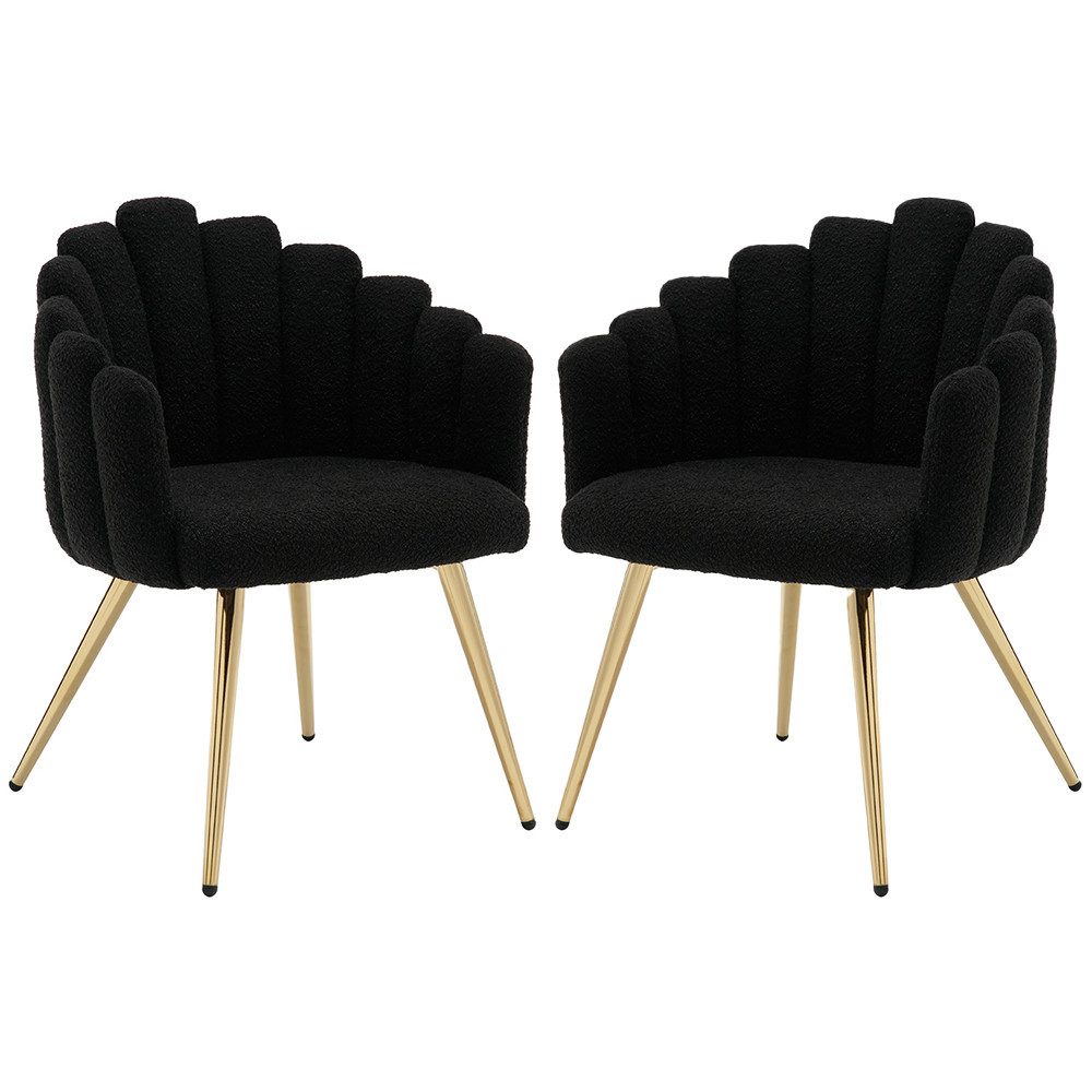 WAHSON OFFICE CHAIRS Esszimmerstuhl Kunstfell Polsterstuhl günstig online kaufen