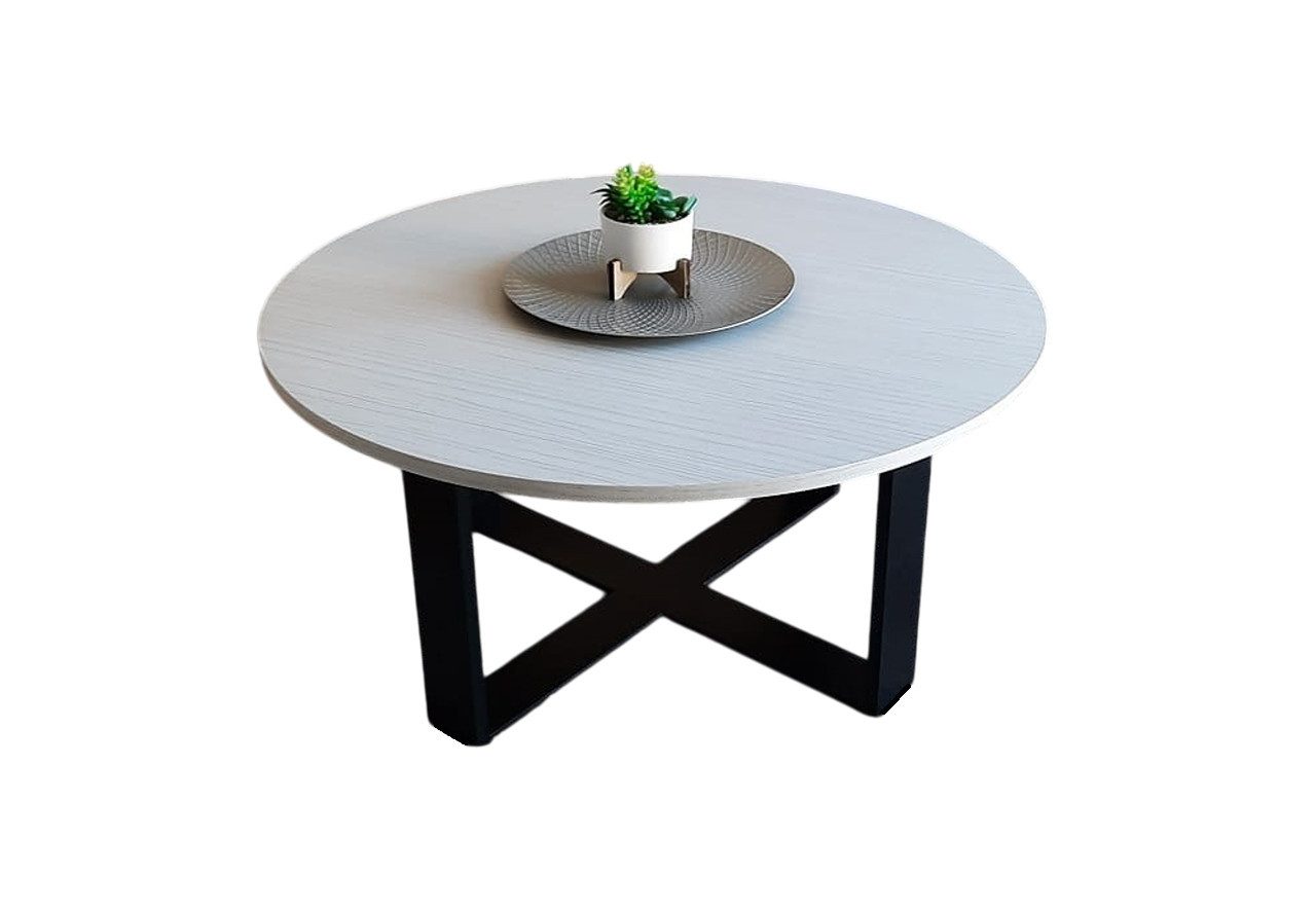 designimpex Couchtisch Design DA-333 rund Wohnzimmertisch günstig online kaufen