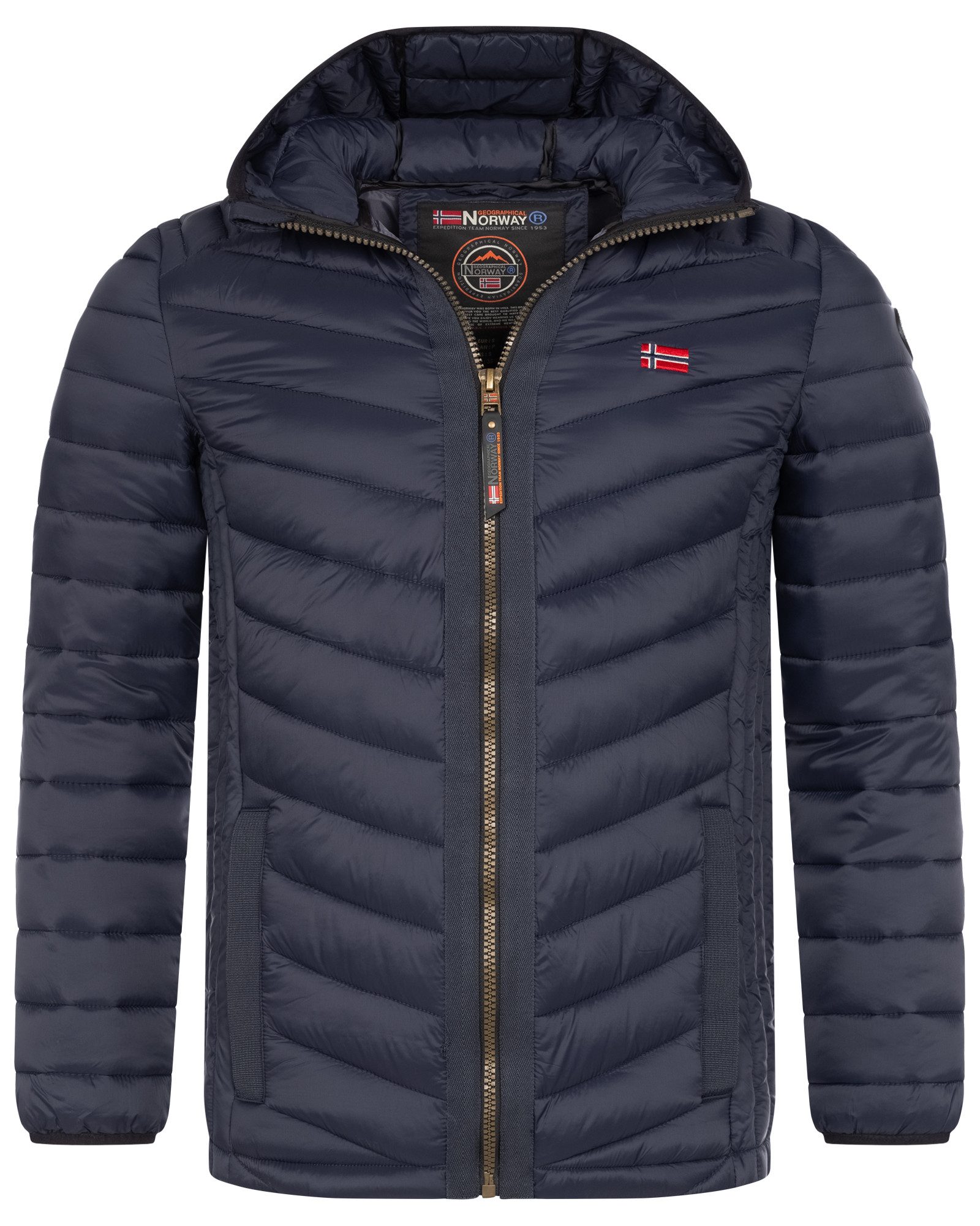 Geographical Norway Steppjacke Herren Herbst Winter Jacke Steppjacke Kapuze günstig online kaufen