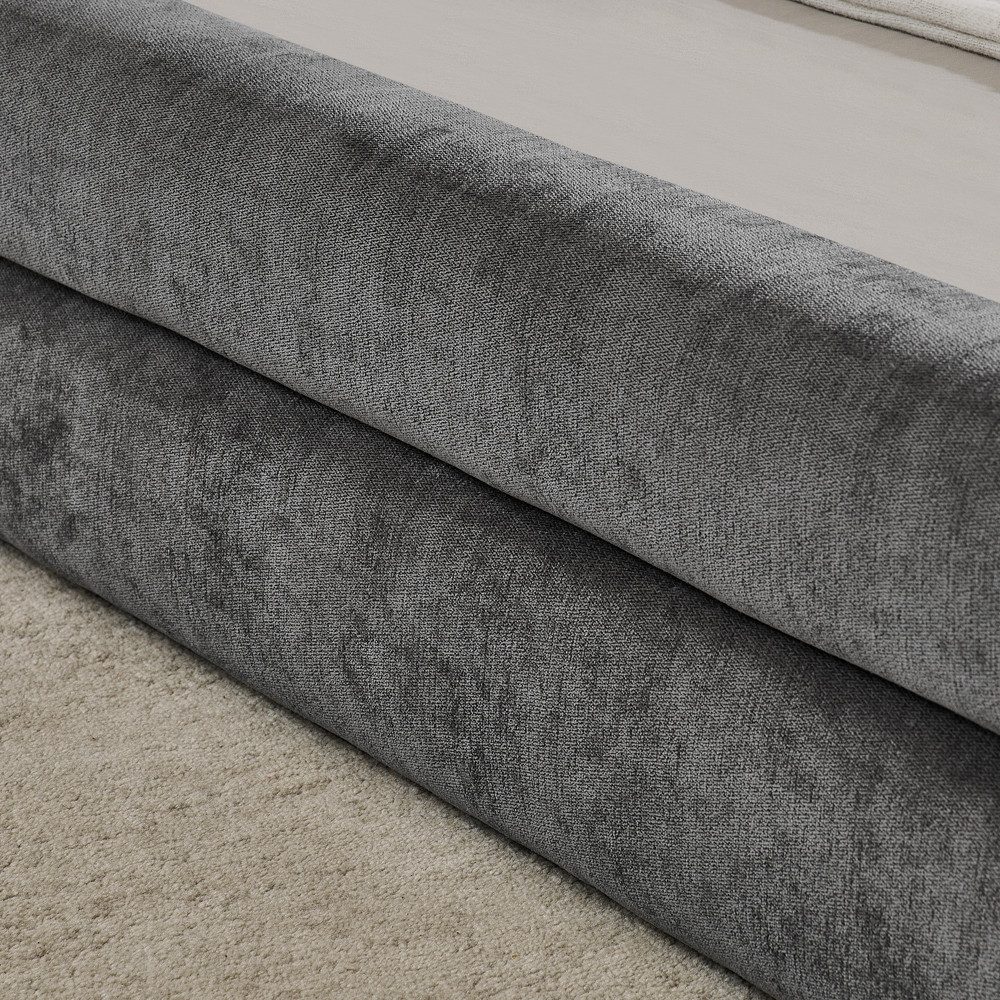 REDOM Polsterbett mit Chenille-Bezug und minimalistisches günstig online kaufen