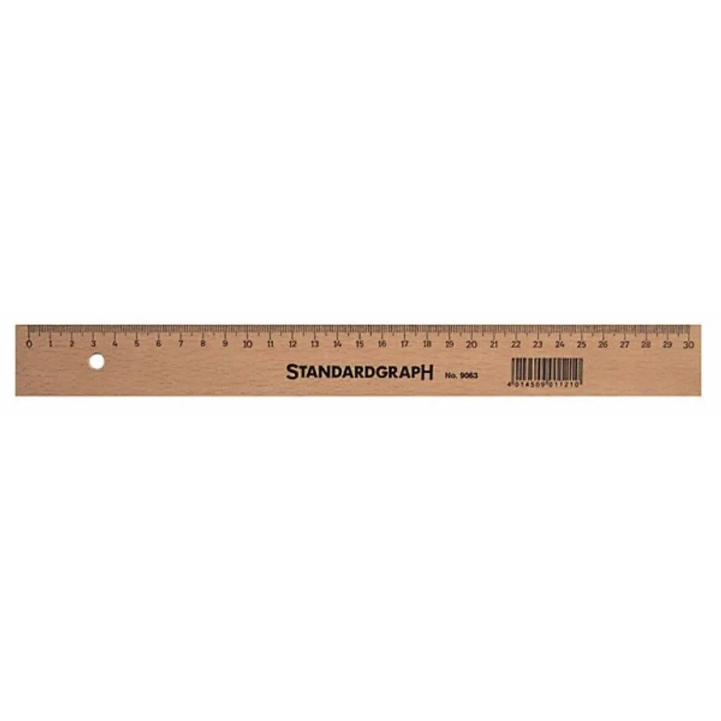 STANDARDGRAPH Lineal STANDARDGRAPH Holzlineal 1930 30cm