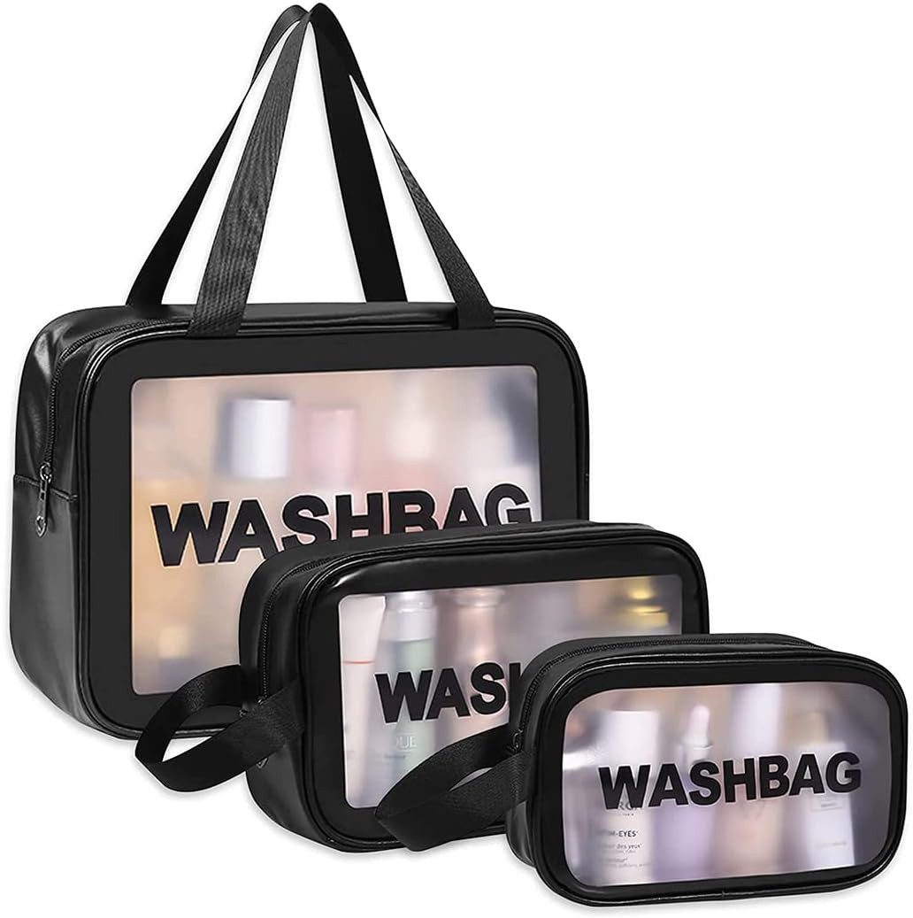 RWEUOQ Kulturbeutel 3-teiliges Set wasserdichter Kosmetiktaschen günstig online kaufen