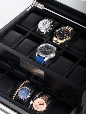 Rothenschild Uhrenbox Rothenschild Uhrenbox RS-2350-20BL für 20 Uhren black