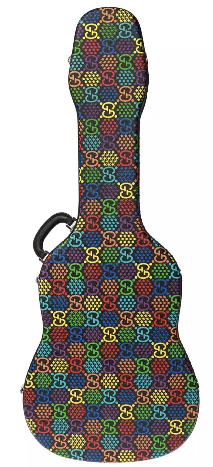 GUCCI Aufbewahrungstasche GG Original Canvas Monogram Tasche Gitarrentasche, Für Sammler, Collectors und Musikliebhaber