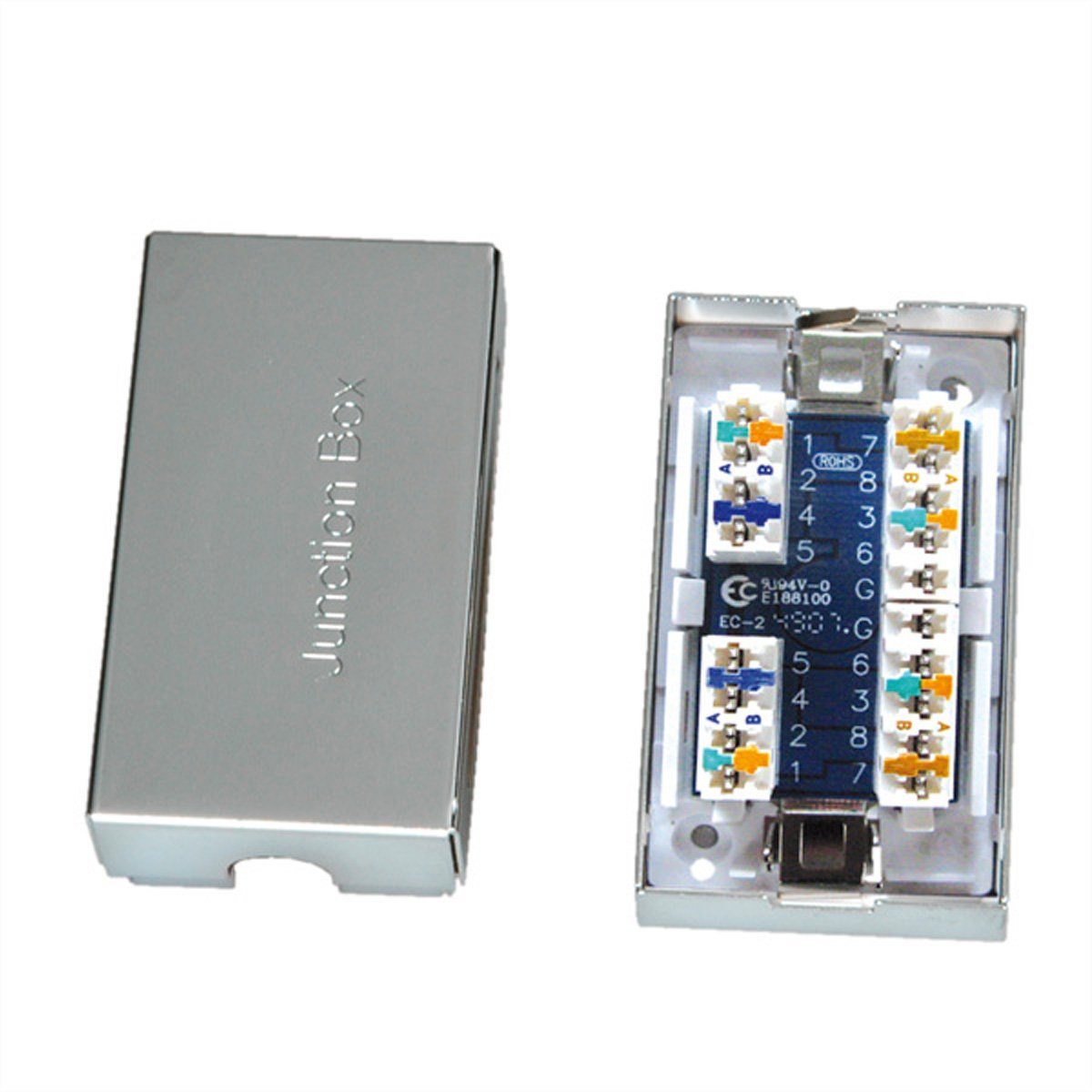Junction Box Kat.5e (Class D), STP Netzwerk-Panel