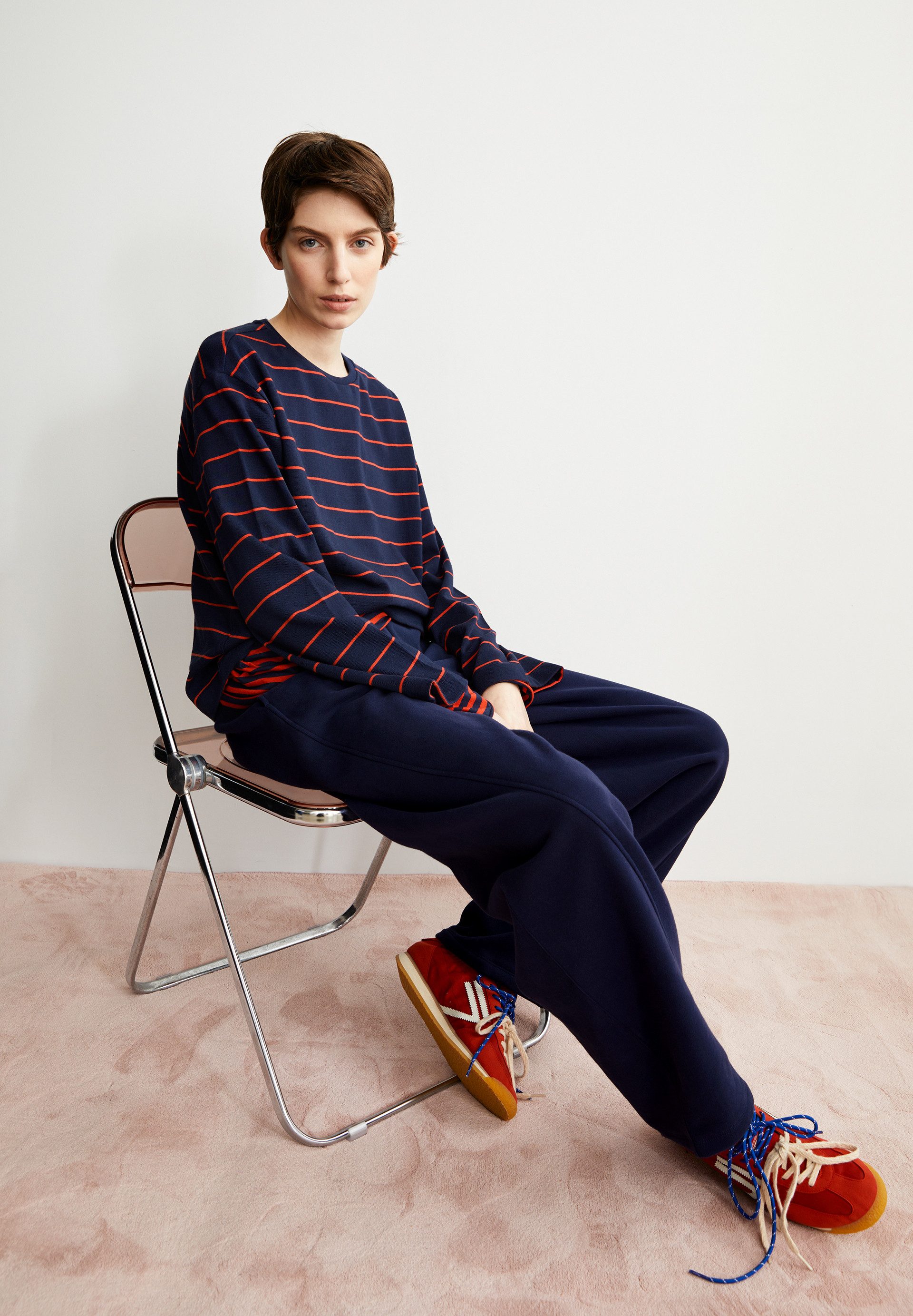 Armedangels Longsleeve MARYNAA FINE STRIPE Loose Fit