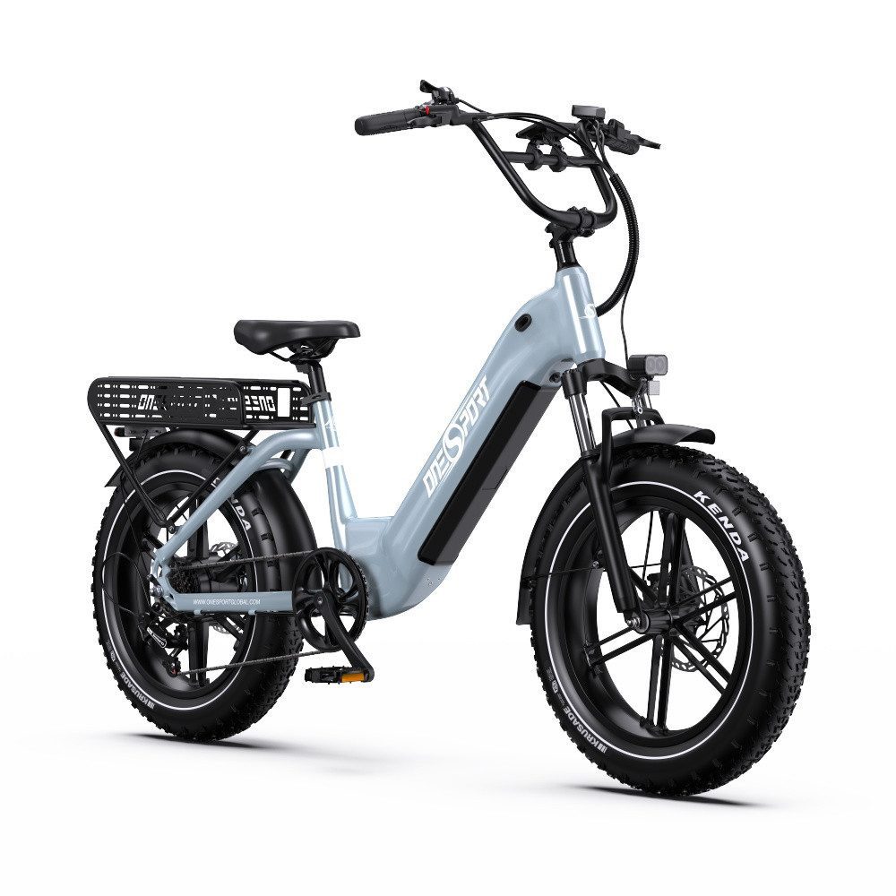 Onesport E-Bike Cityrad OT08 herren Elektrofahrrad 20× 4.0 Zoll 18AH 48V 864WH damen, 7 Gang Shimano, Kettenschaltung (Shimano 7-Gang), Heckmotor, 864 Wh, Cityrad 7 Gang Shimano, hydraulischen Scheibenbremse, Kettenschaltung