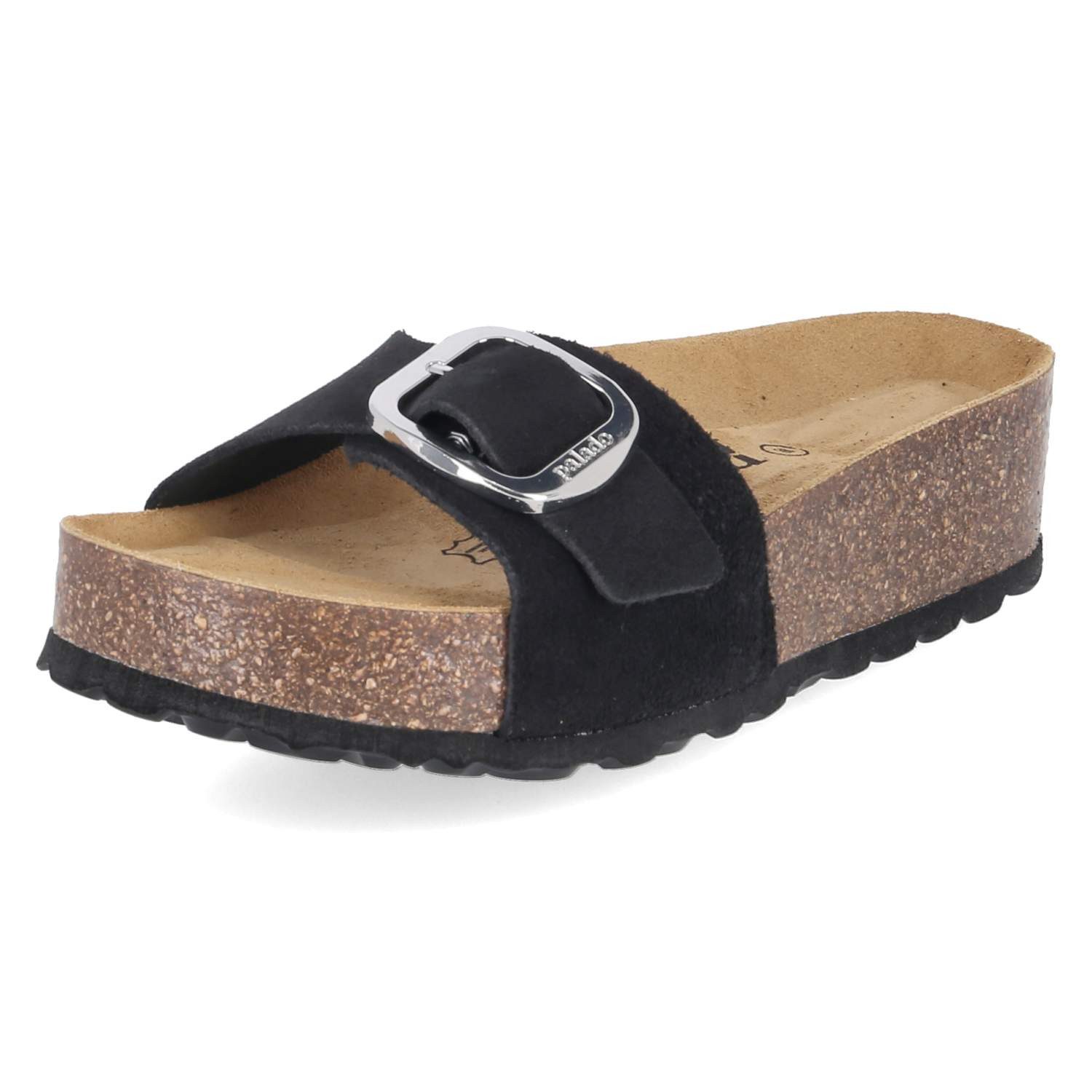 Palado Palado PALA-251-781589-07 Damen Rauleder black Pantolette