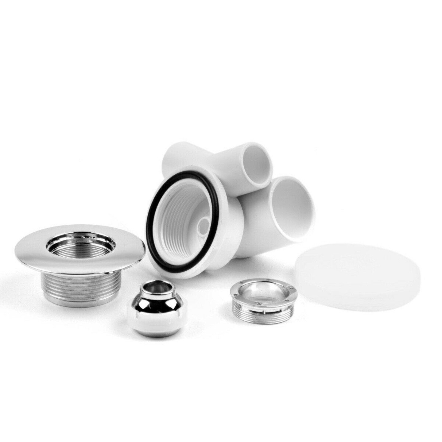 AQUADE Massagedüse Jet Wasserdüse 64 mm, 1-St., ABS verchromt für Jacuzzi