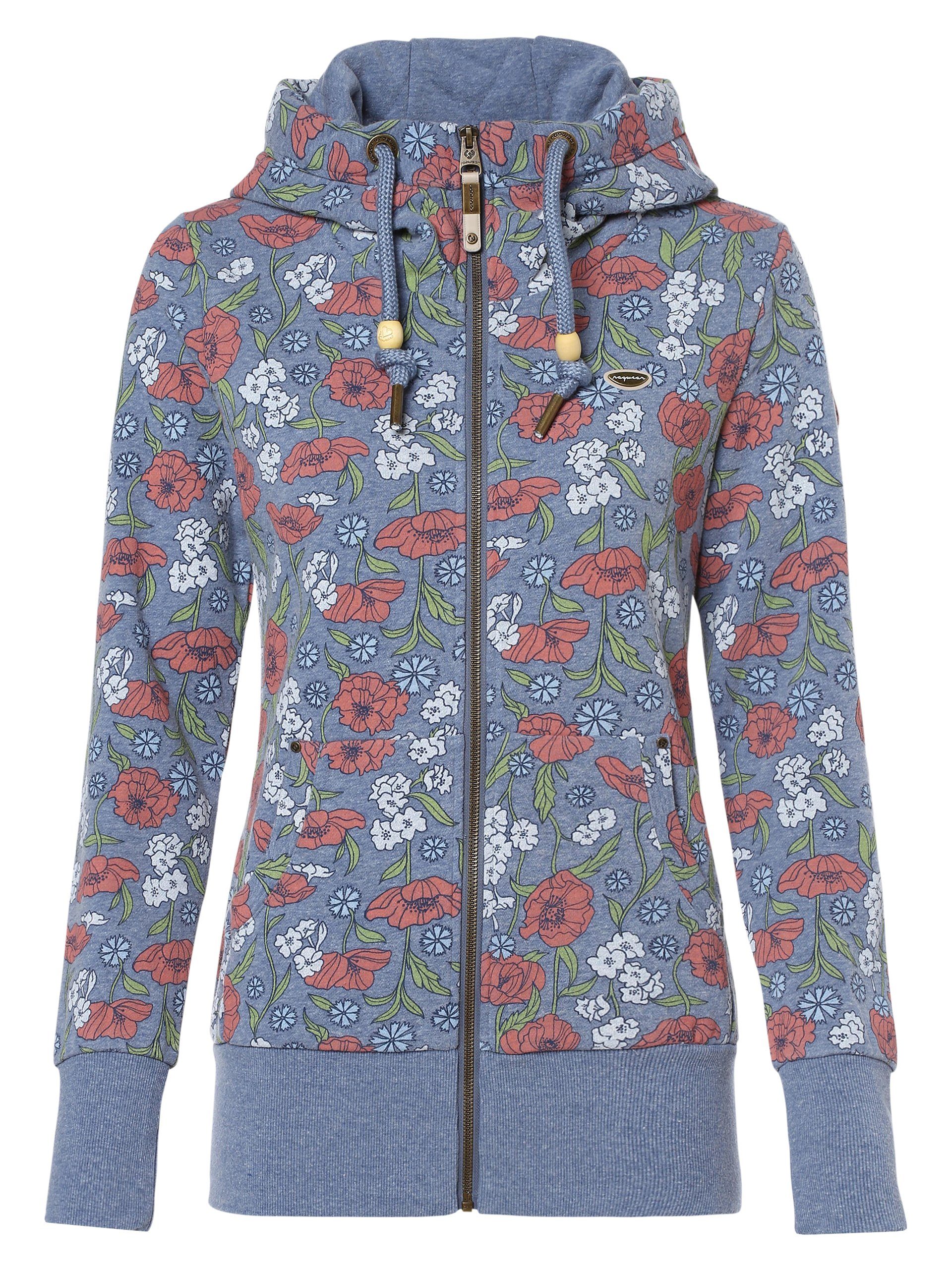 Ragwear Sweatjacke Neska Flowers