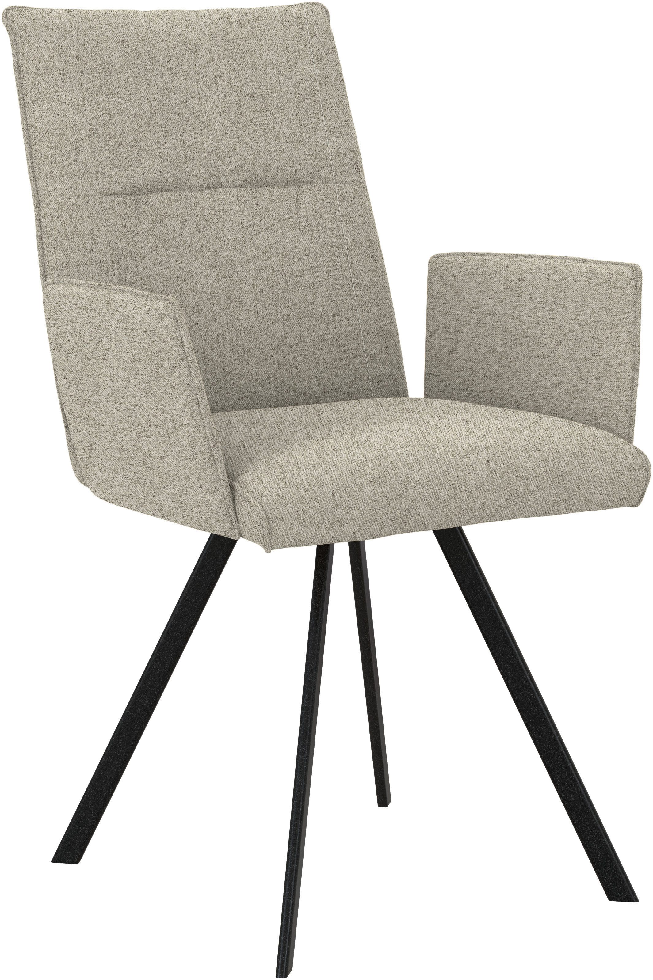 OTTO home Armlehnstuhl Sava (Set, 2 St), Metallgestell