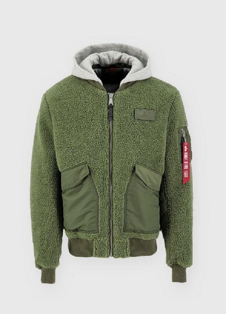 Alpha Industries Kapuzenfleecejacke Zip Hoody Teddy CWU