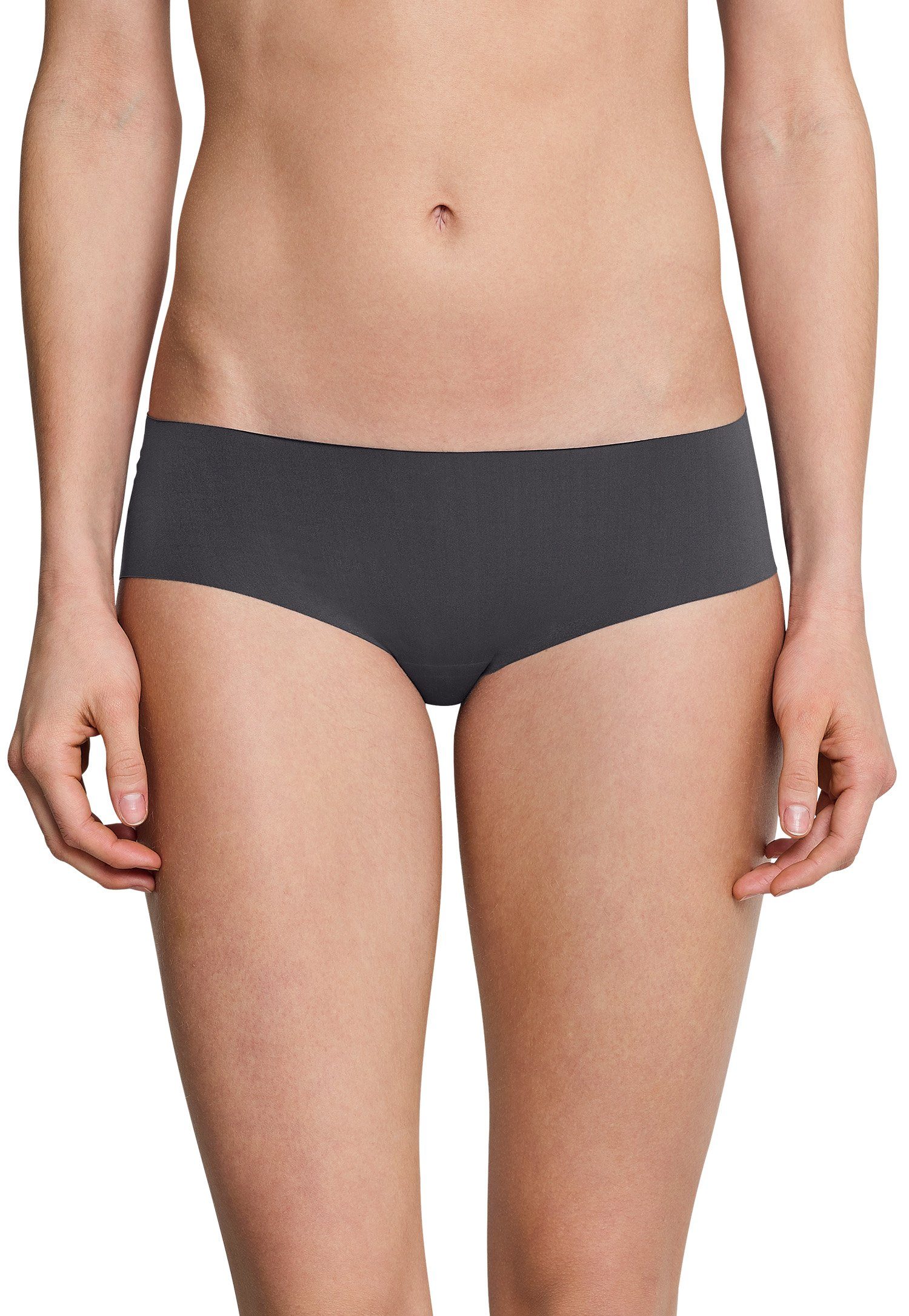 Schiesser Slip Seamless (Set, 1-St., Set) Damen Panty/Shorts/Pants Unterhose nahtlos ohne störende Nähte graphit