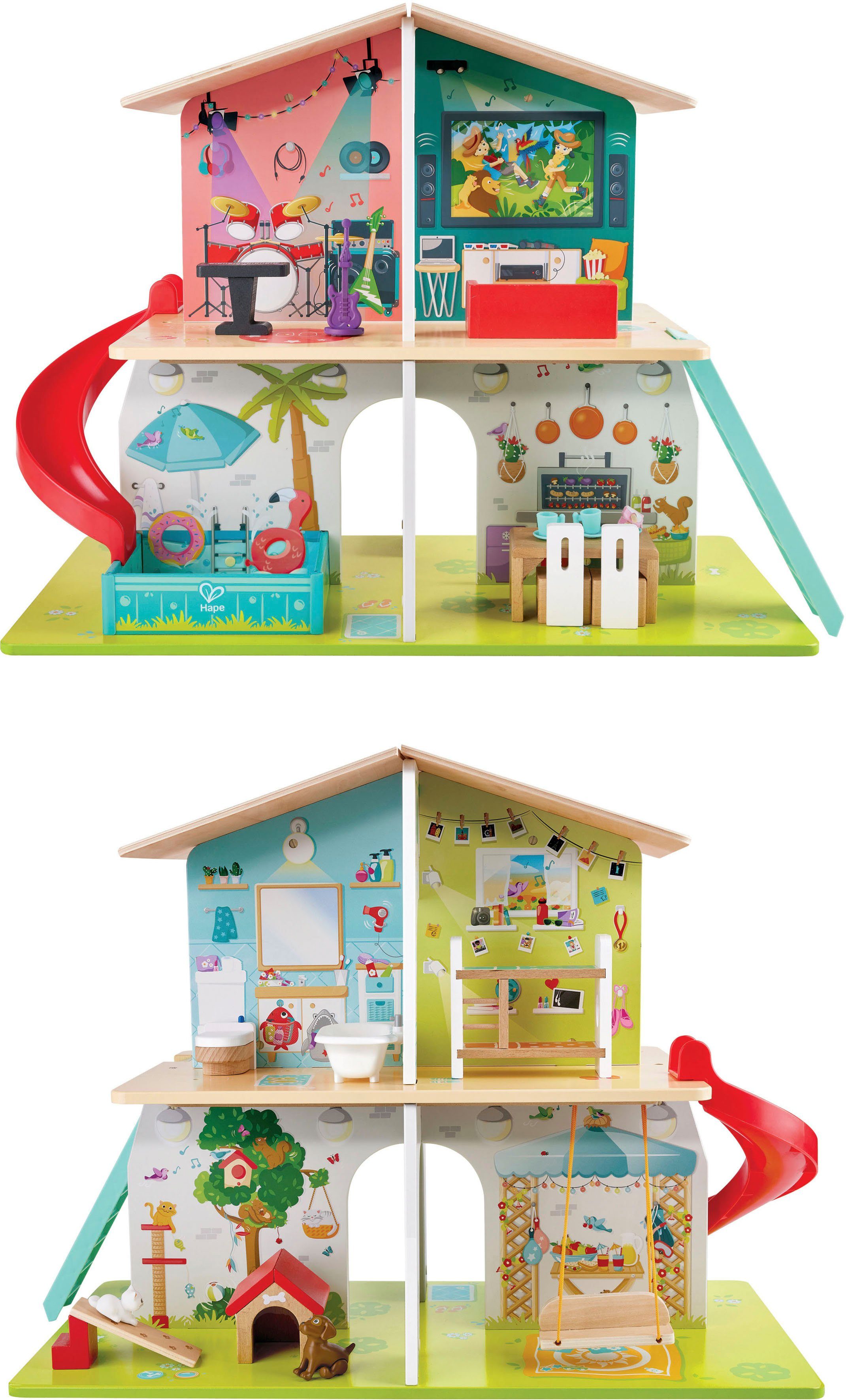 Hape Puppenhaus Interaktives Puppenhaus