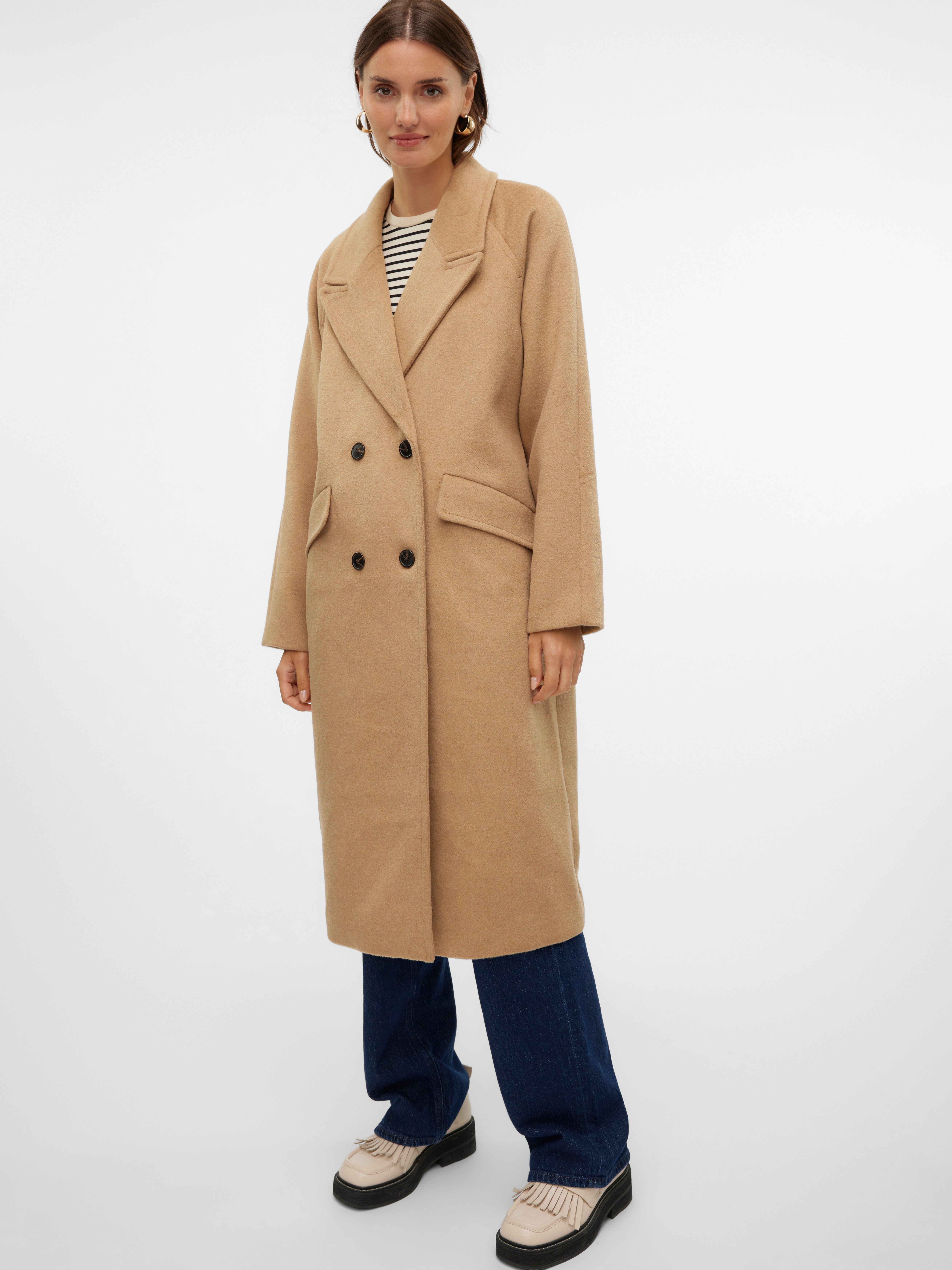 Vero Moda Langmantel VMHARPER LONG WOOL günstig online kaufen