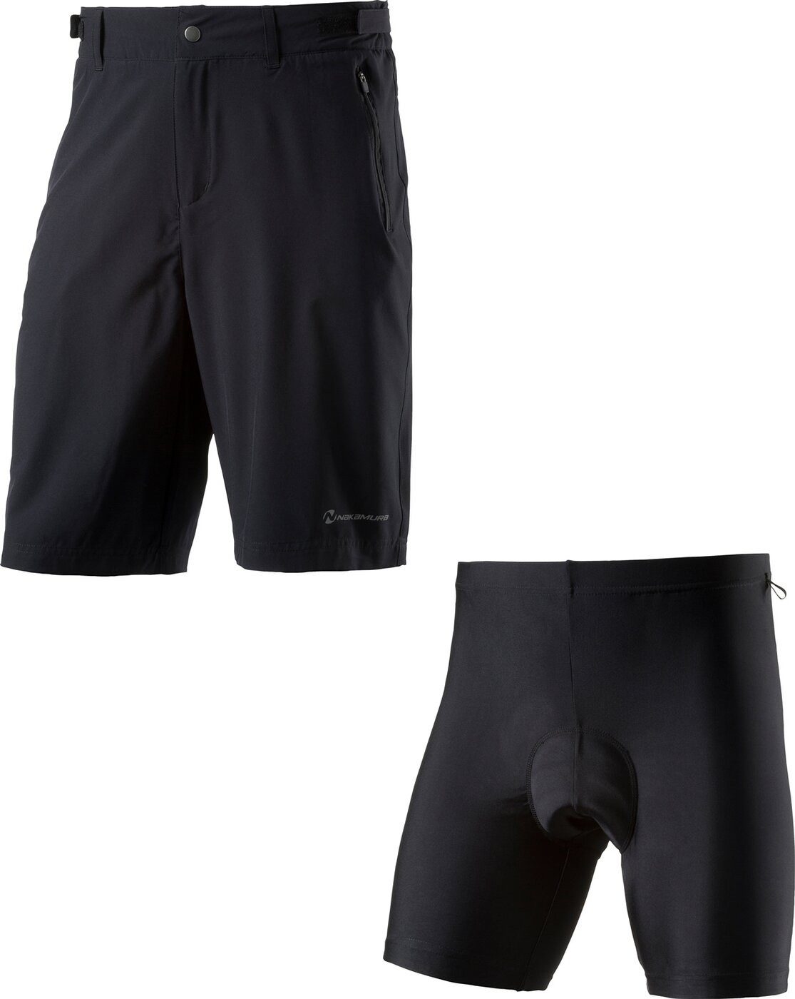 NAKAMURA Fahrradhose Fahrrad Hose Itonio kurze Radhose Herren