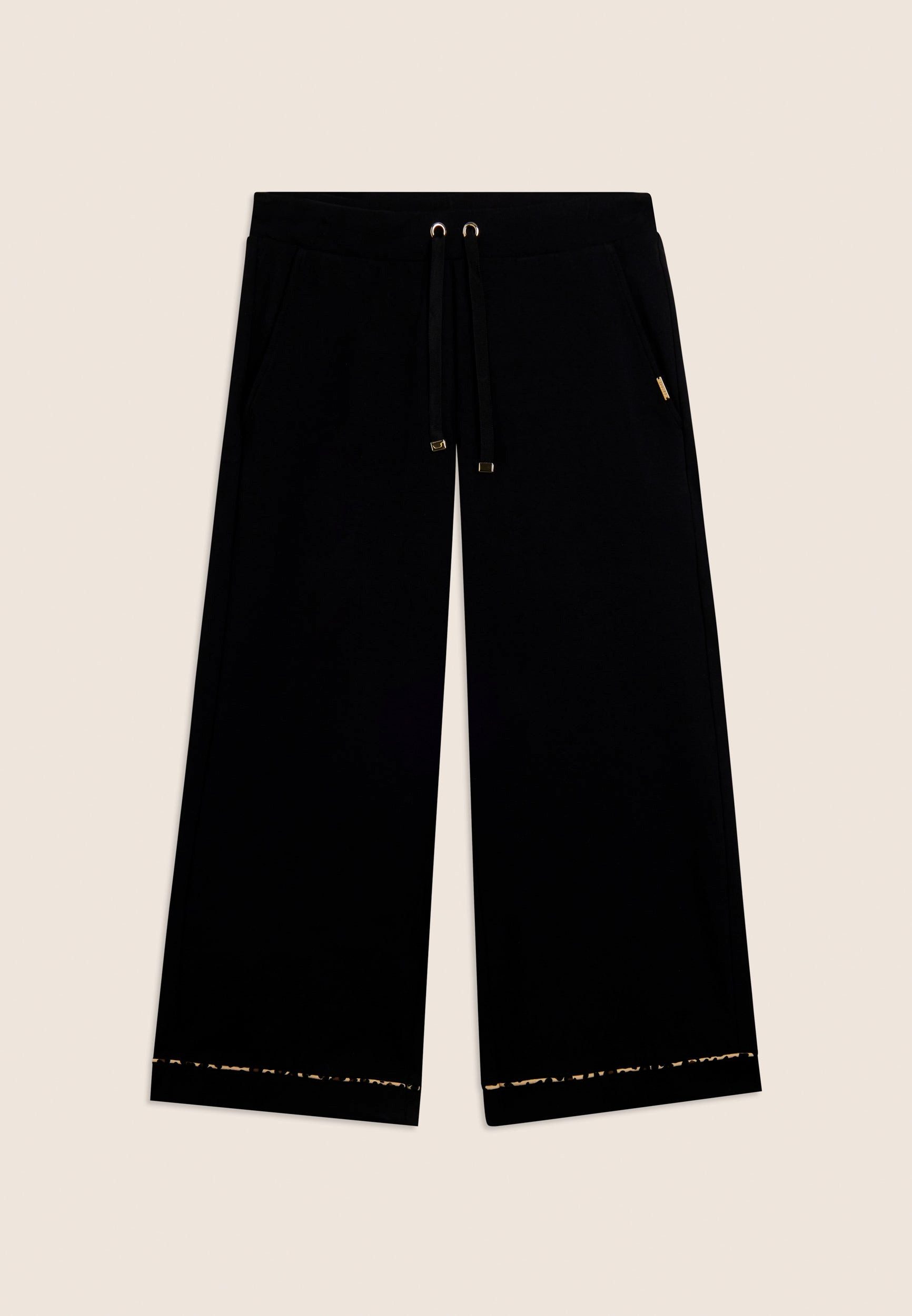 Freddy Culotte Jersey 7/8 tel Culotte mit elastischem Bund und Tunnelzug, bequem, weites Bein