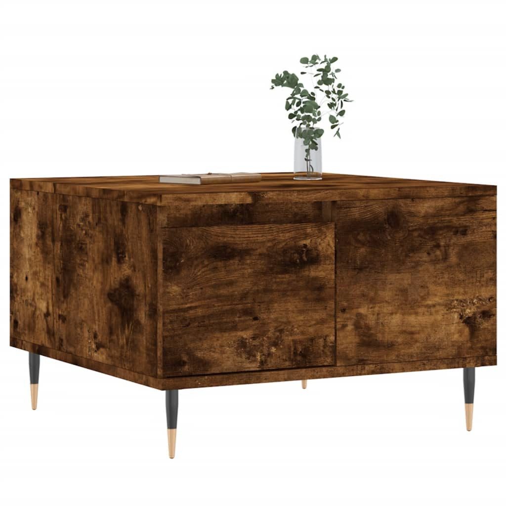 vidaXL Couchtisch Couchtisch Räuchereiche 55x55x36,5 cm günstig online kaufen