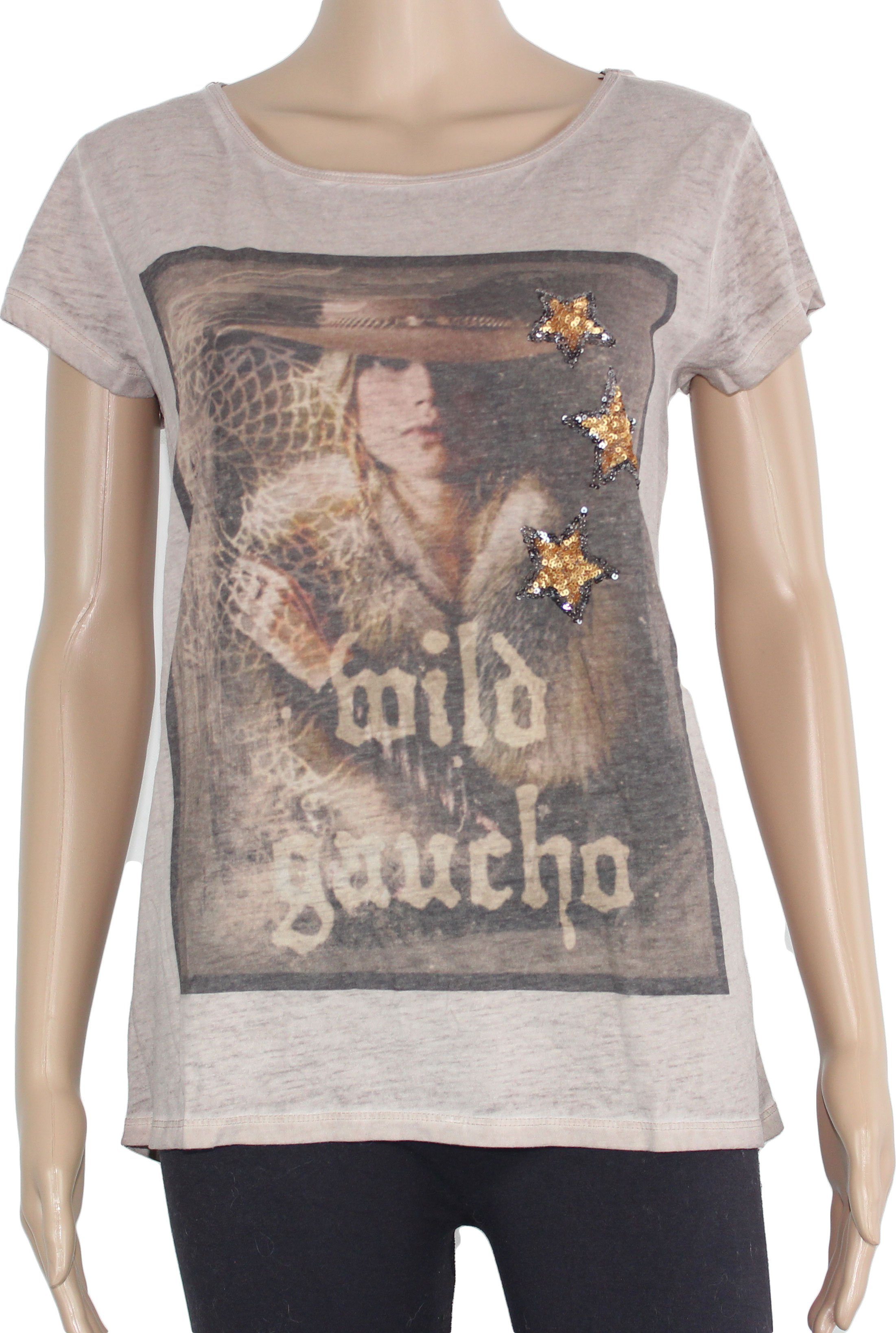 Grace Fashion T-Shirt Pailletten, Sexy Wild