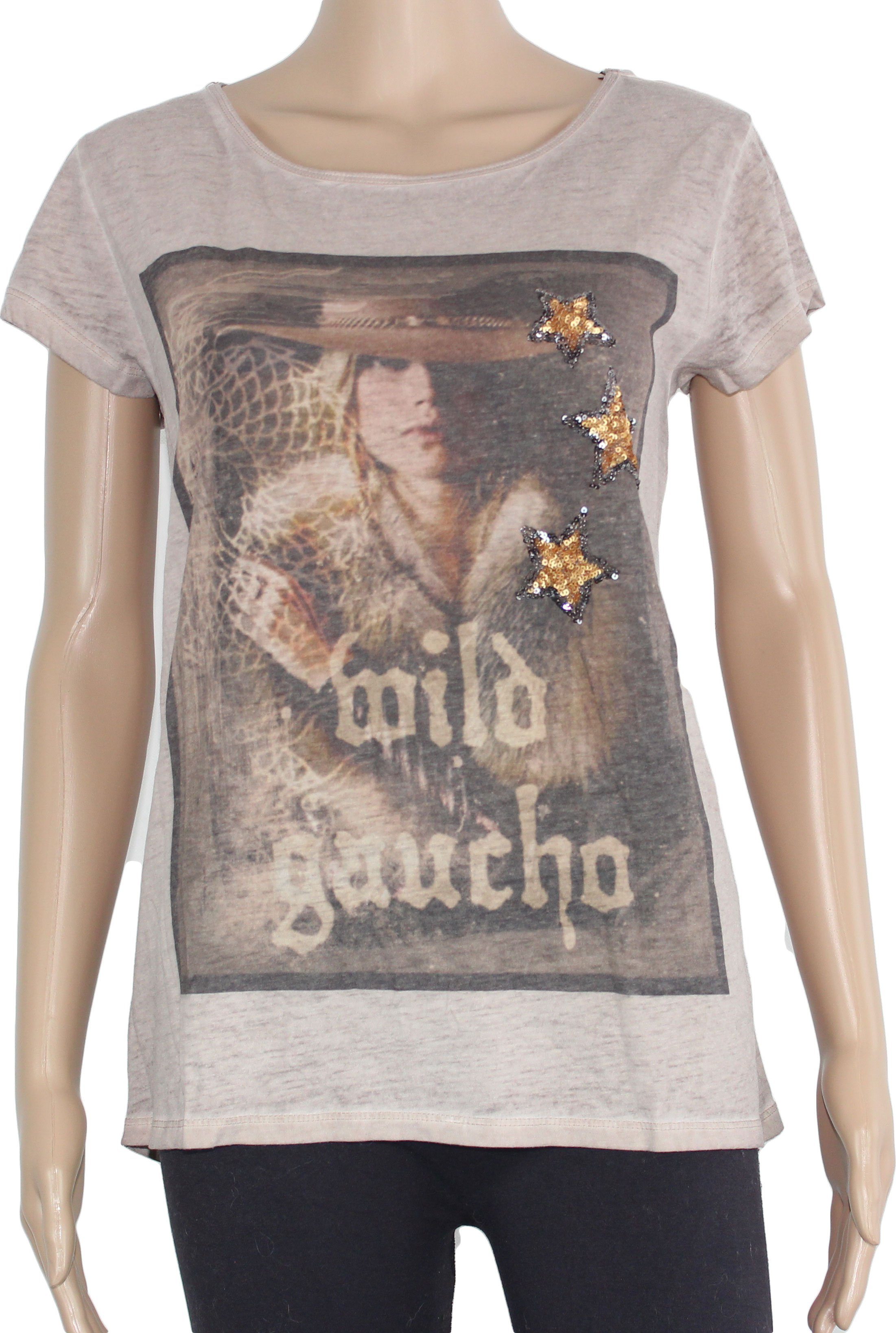 Grace Fashion T-Shirt Sexy Wild Oberteil Top Bluse Pailletten Pailletten,Sexy Wild