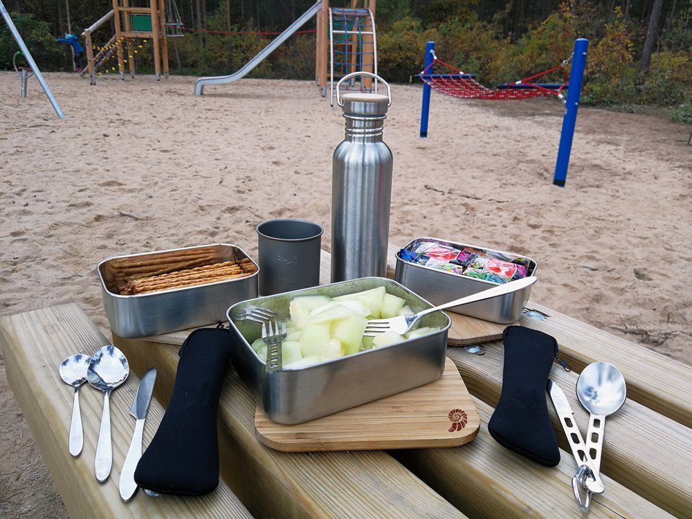 Origin Lunchbox Outdoors Edelstahl Lunchbox Outdoors Origin 1,2 - 'Bamboo' L