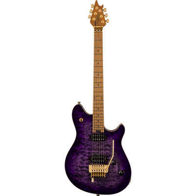 EVH Spielzeug-Musikinstrument, Wolfgang Special QM Baked Maple Purple Burst - Signature E-Gitarre
