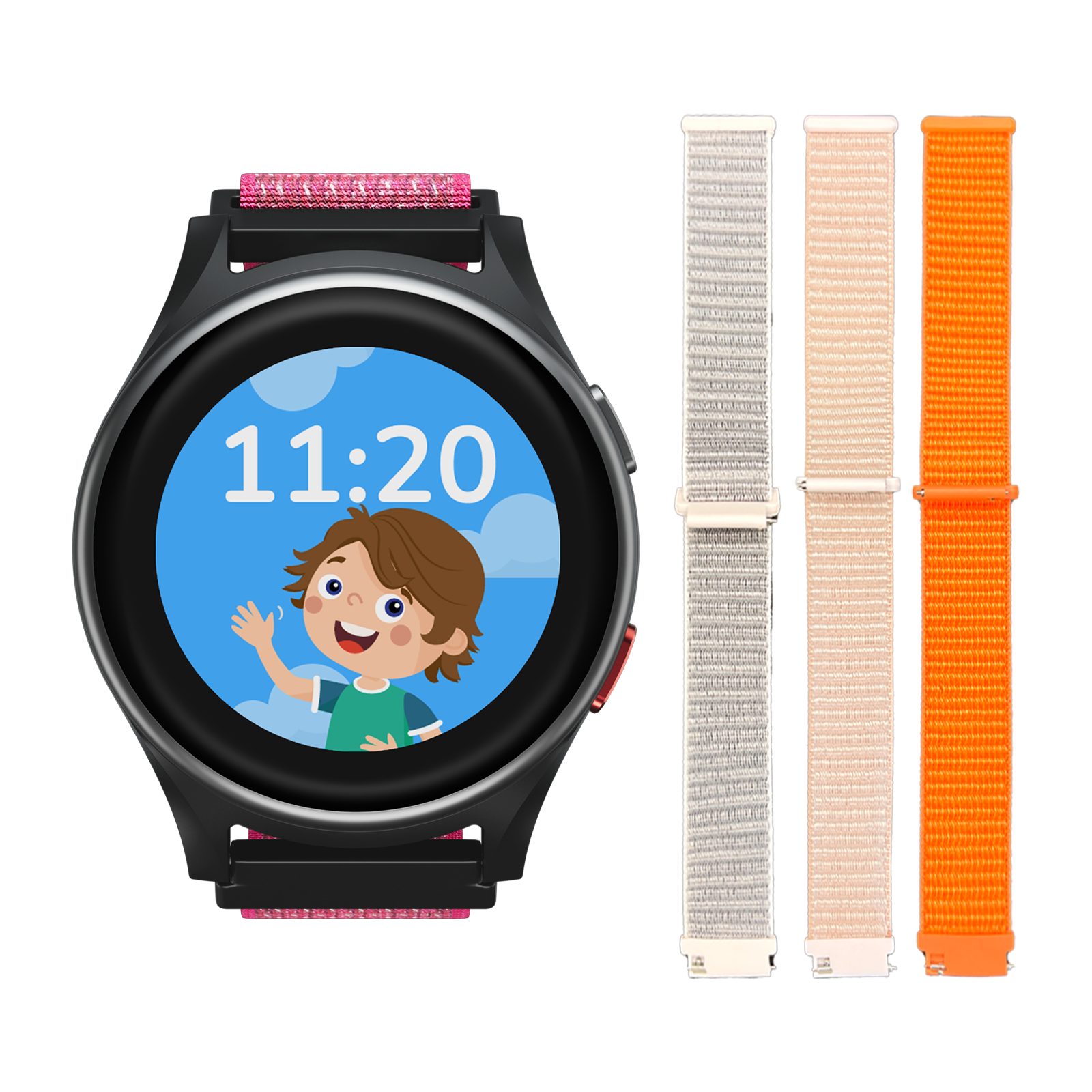 ANIO 6 Kinderuhr mit GPS & Anruffunktion Ortung SOS Knopf Smartwatch, 4G