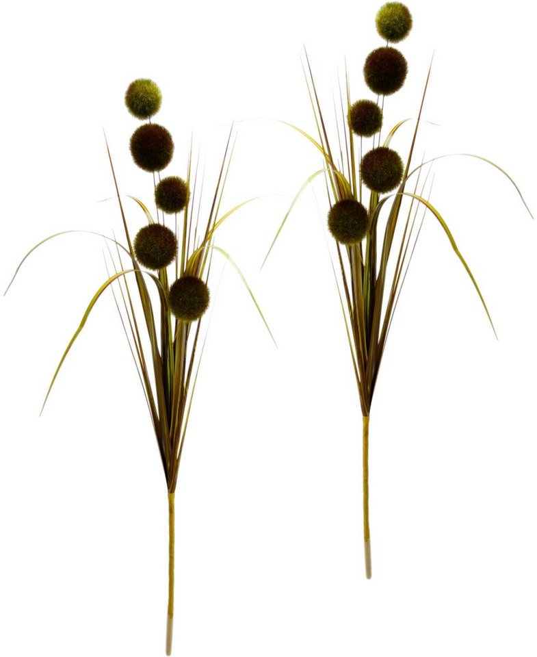 2er I.GE.A., Höhe cm, 107 Set Gras, Dekozweig, Kunstpflanze im Allium