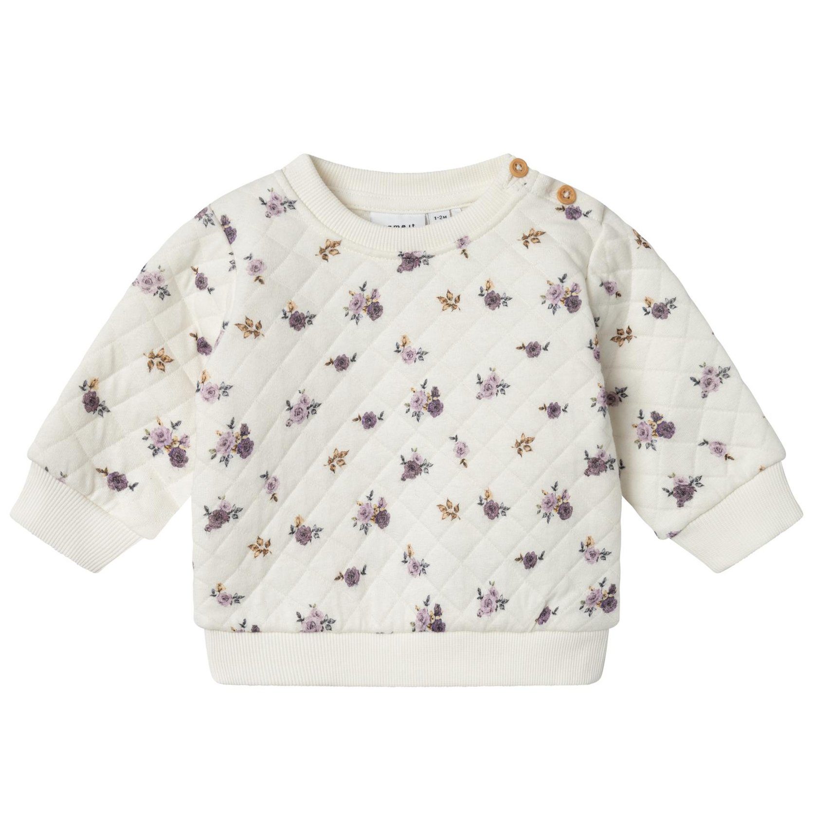 Lavender NBFRAYIA Mist Sweatshirt Bio-Baumwolle mit It LS Name QUILT