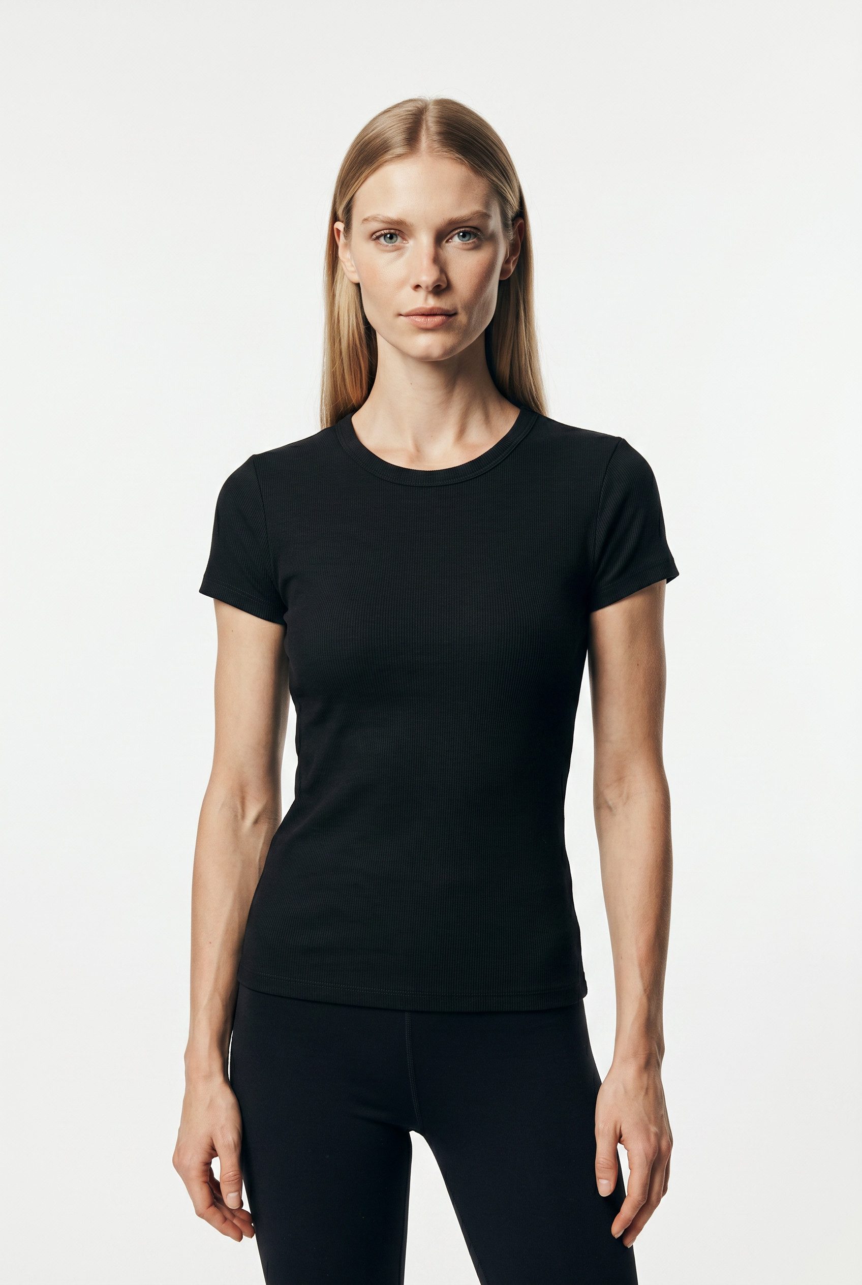 T-Shirt RIBBED SLIM T-SHIRT