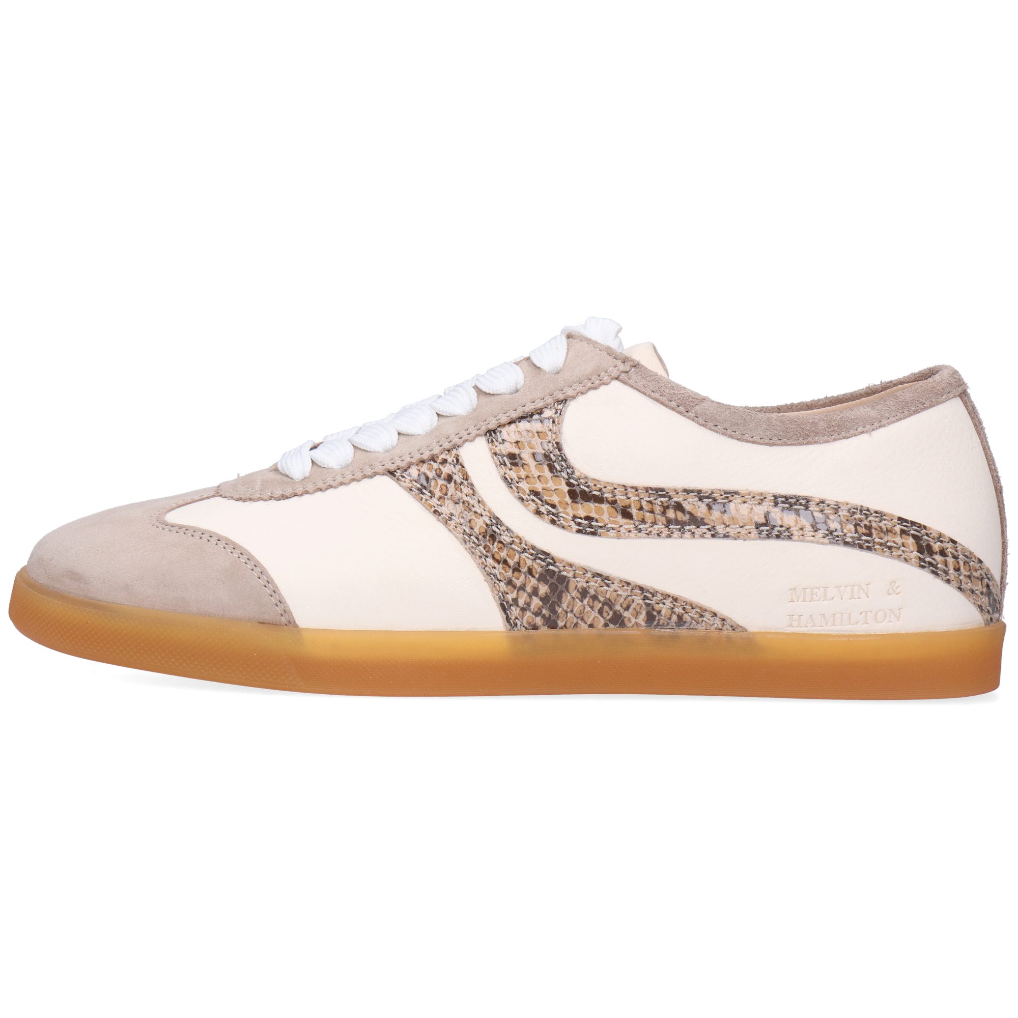 Melvin & Hamilton Romina 2 Leder-Sneakers für Damen Sneaker Flache Absätze, Echtes Leder, Herausnehmbare Innensohle