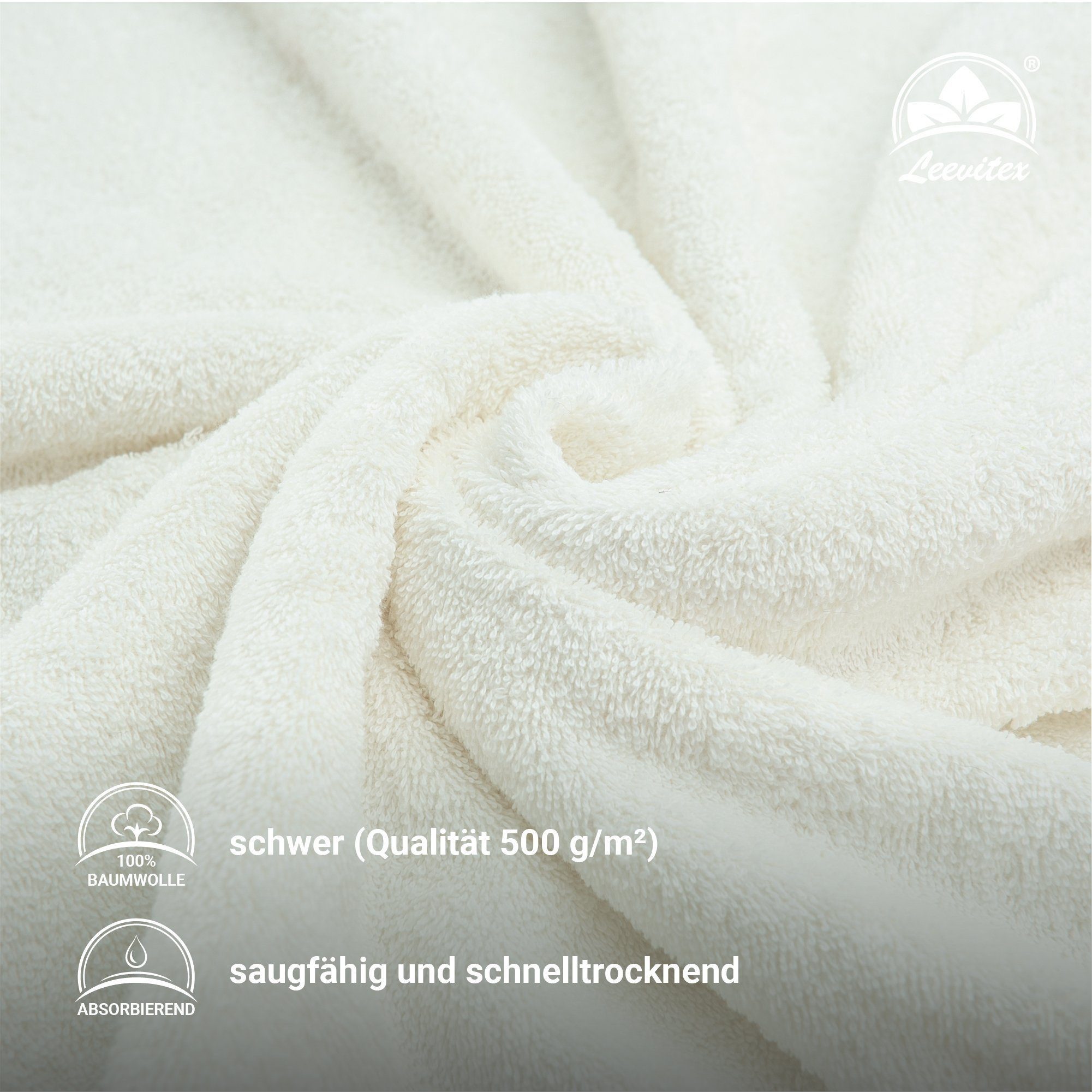 leevitex® Saunatuch Saunatuch Frottee XXL, (1-St), günstig online kaufen