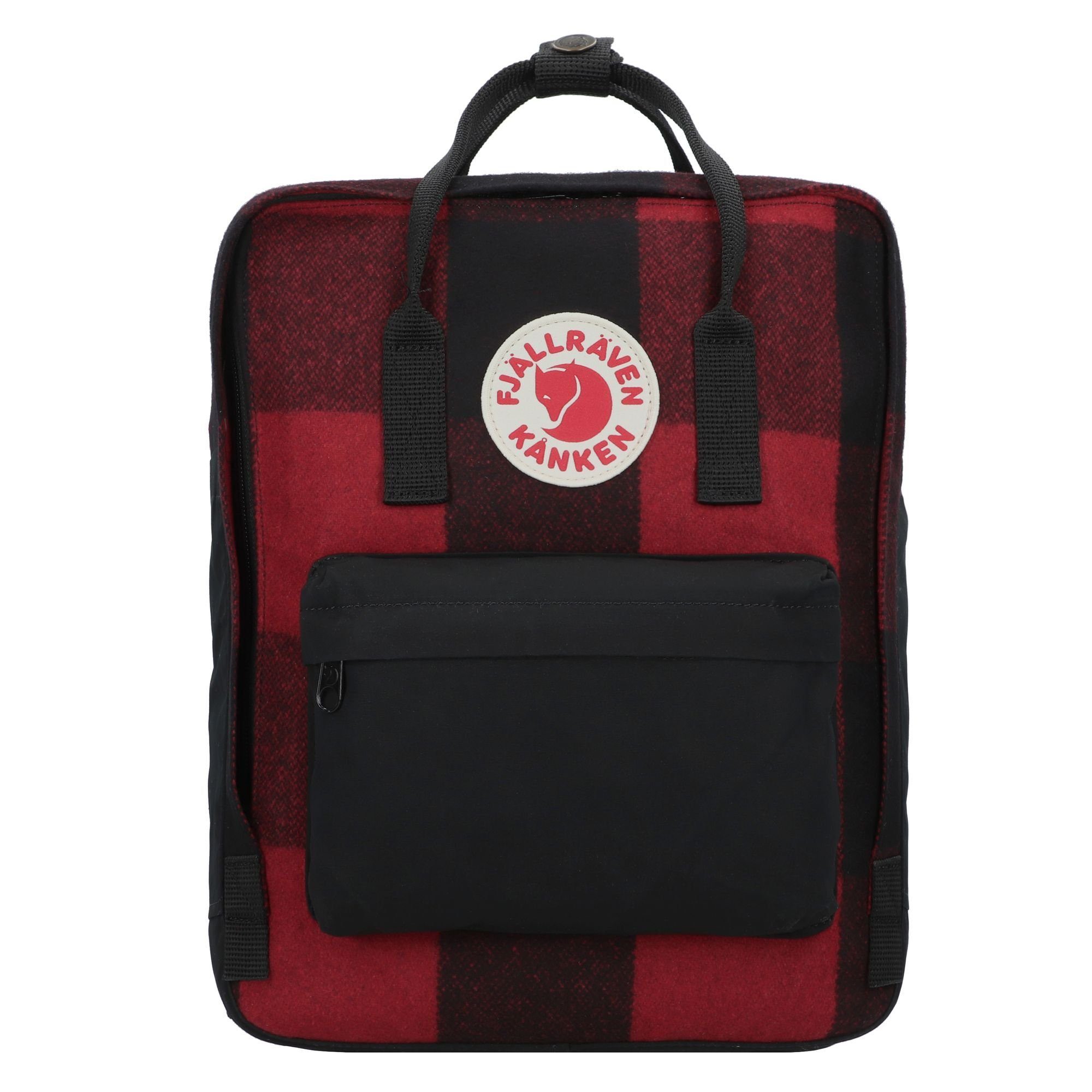 Fjällräven Rucksack red-black Wolle Kanken,