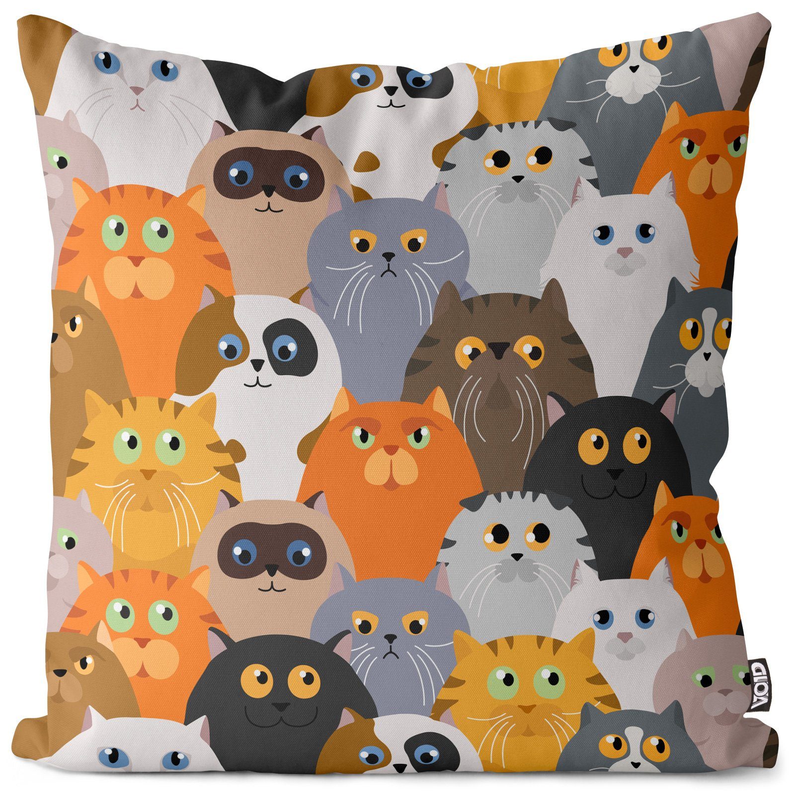 VOID Kissenbezug, (1 Stück), Haus-Katze Wild-Katze günstig online kaufen