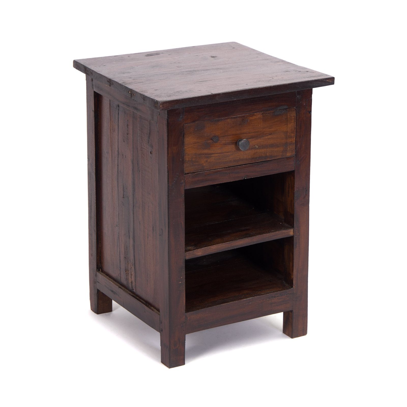 CREEDWOOD Beistelltisch BEISTELLTISCH "BEN", Altholz massiv Holz, 55 cm, Na günstig online kaufen