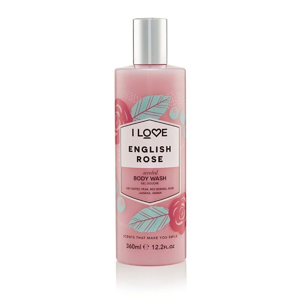I Love... Duschgel English Rose Body Wash 360ml