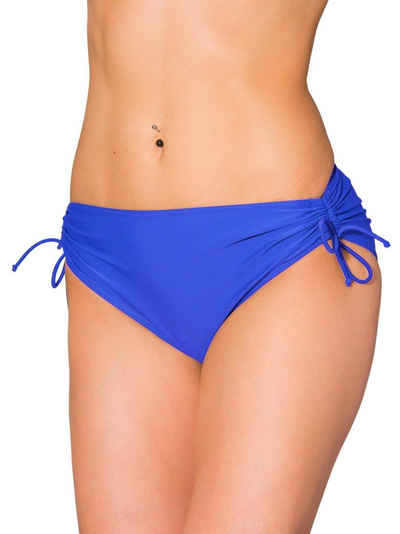 Aquarti Bikini-Hose Aquarti Damen Bikinihose mit Raffung und Schnüren