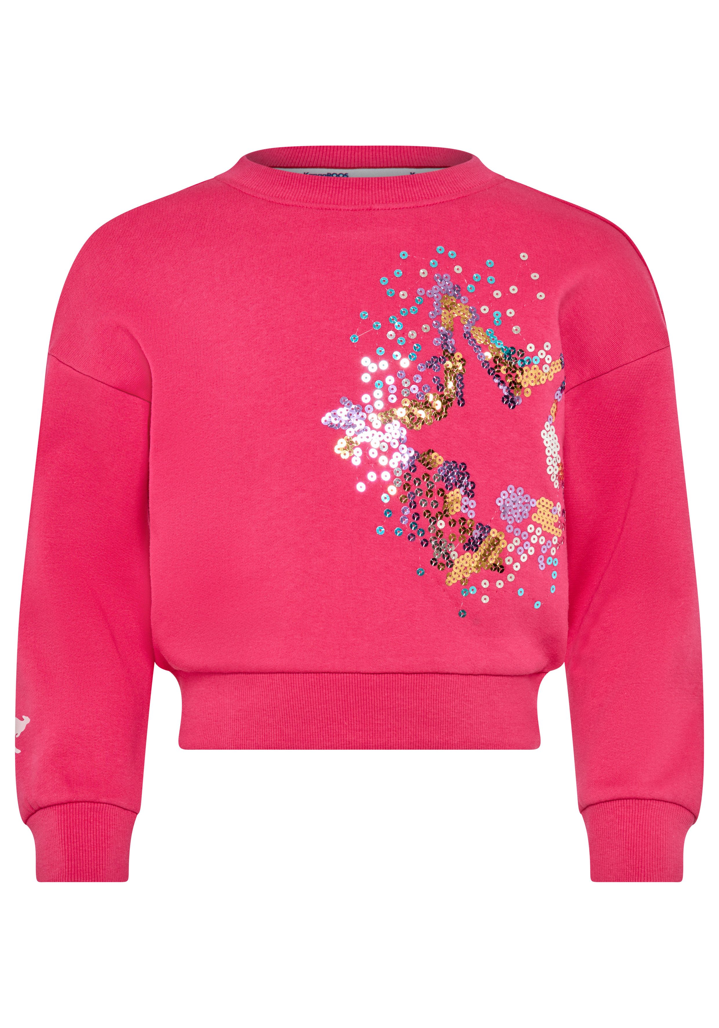 Sweatshirt Stern-Applikation für kleine Mädchen