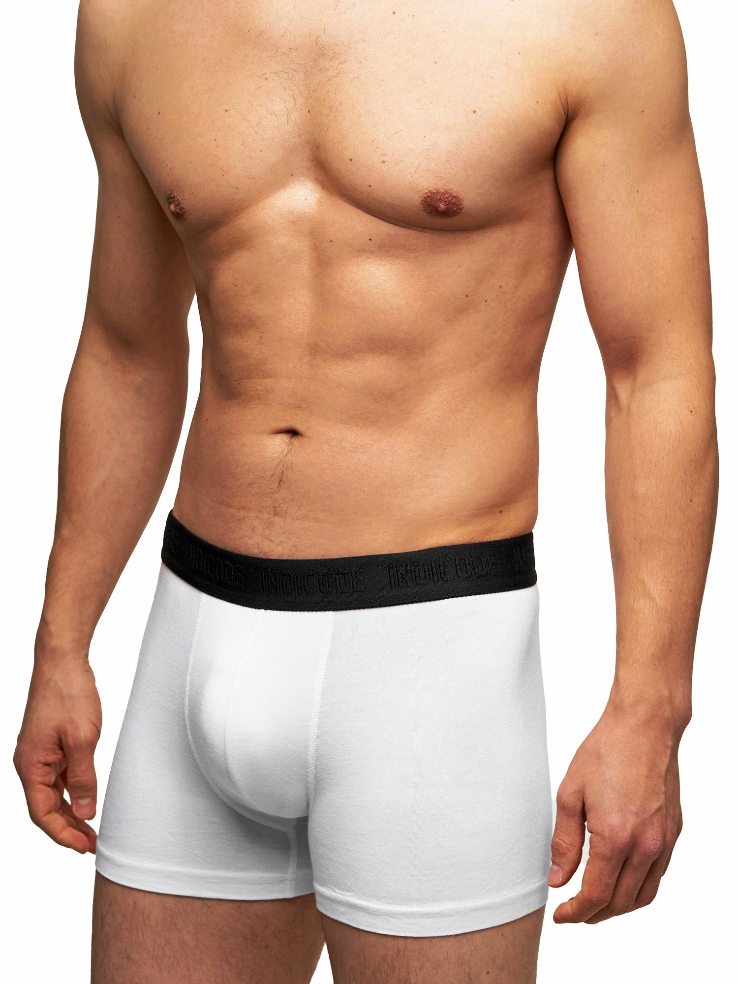 Indicode Boxershorts Herren Berlin Boxer Shorts Herrenshorts (Boxershorts) 3 Stück, aus Bambus mit elastischen Webbund