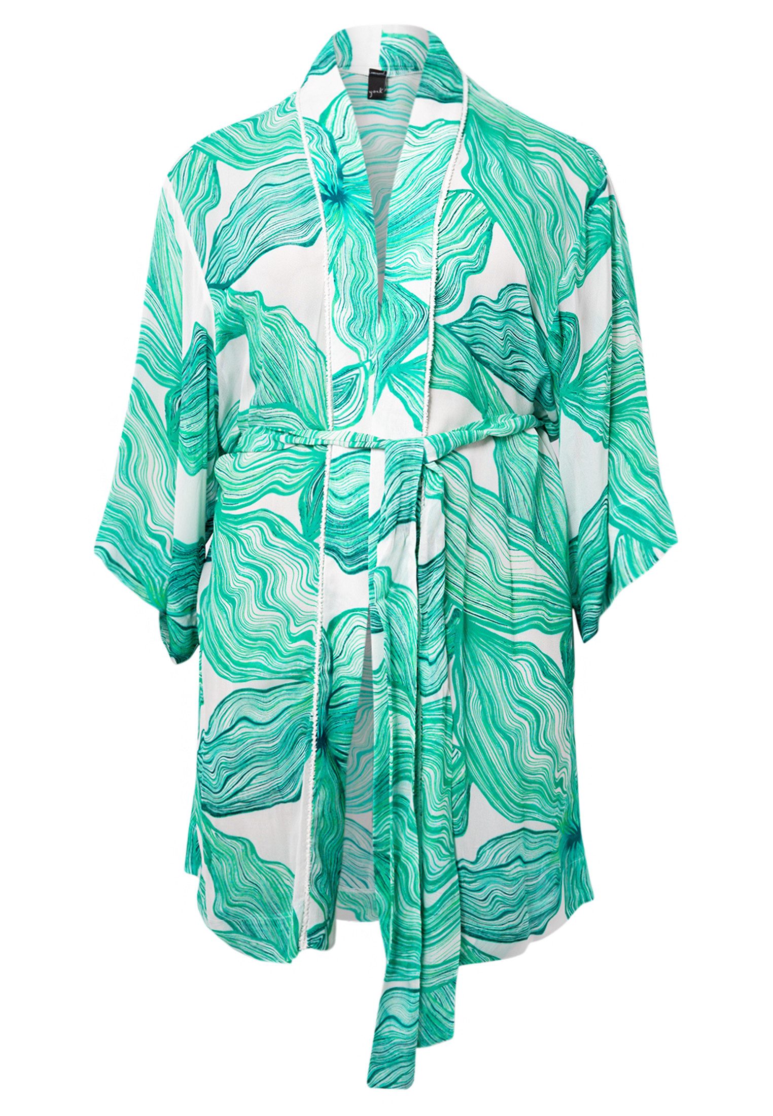 YOEK Cardigan Damen Kimono mit Druck