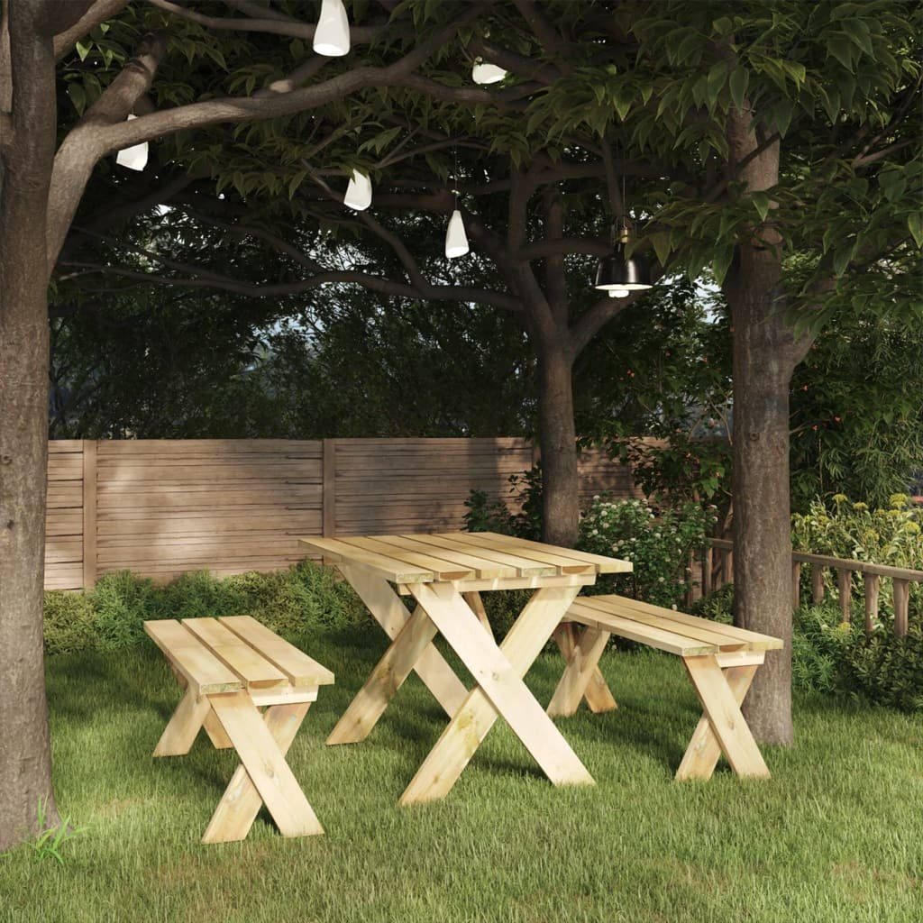 vidaXL Gartenbank Gartenbank 110 cm Kiefernholz Imprägniert (1-St)