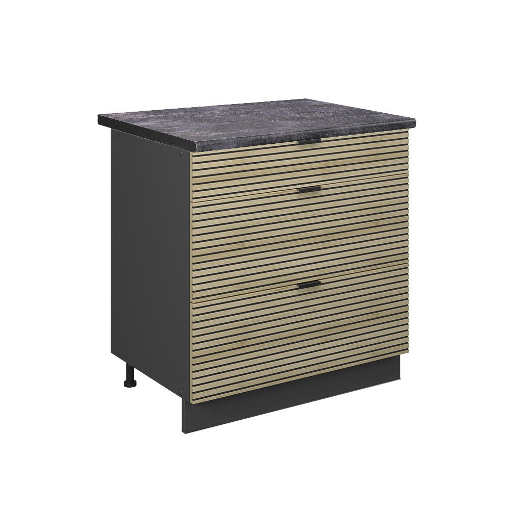 Vicco Küchenzeile R-Line, Artisan Eiche/Weiß, 350 günstig online kaufen