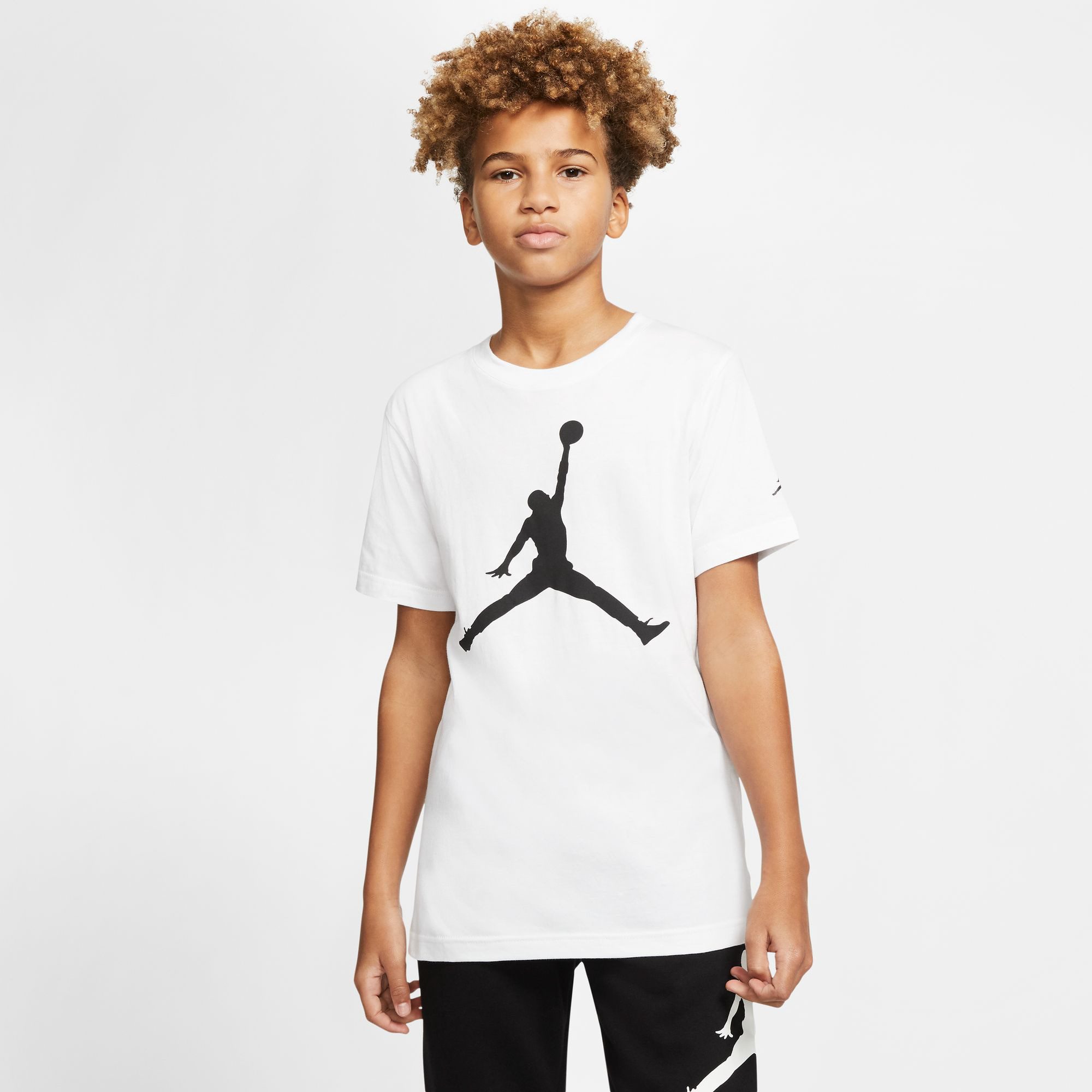 Jordan T-Shirt JUMPMAN TEE sportlicher Look, aus Baumwolle und Polyester, weiches Jersey-Material